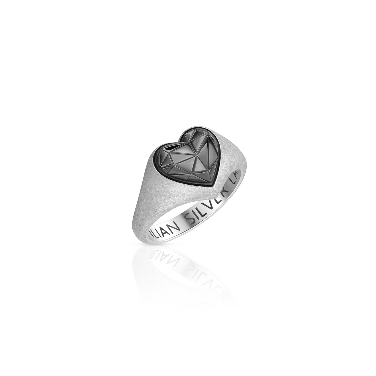 Широкие кольца Maximilian Silver Label Матовое кольцо из серебра