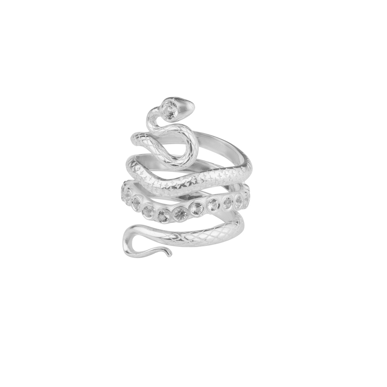 THITA ring in silver with topaz
