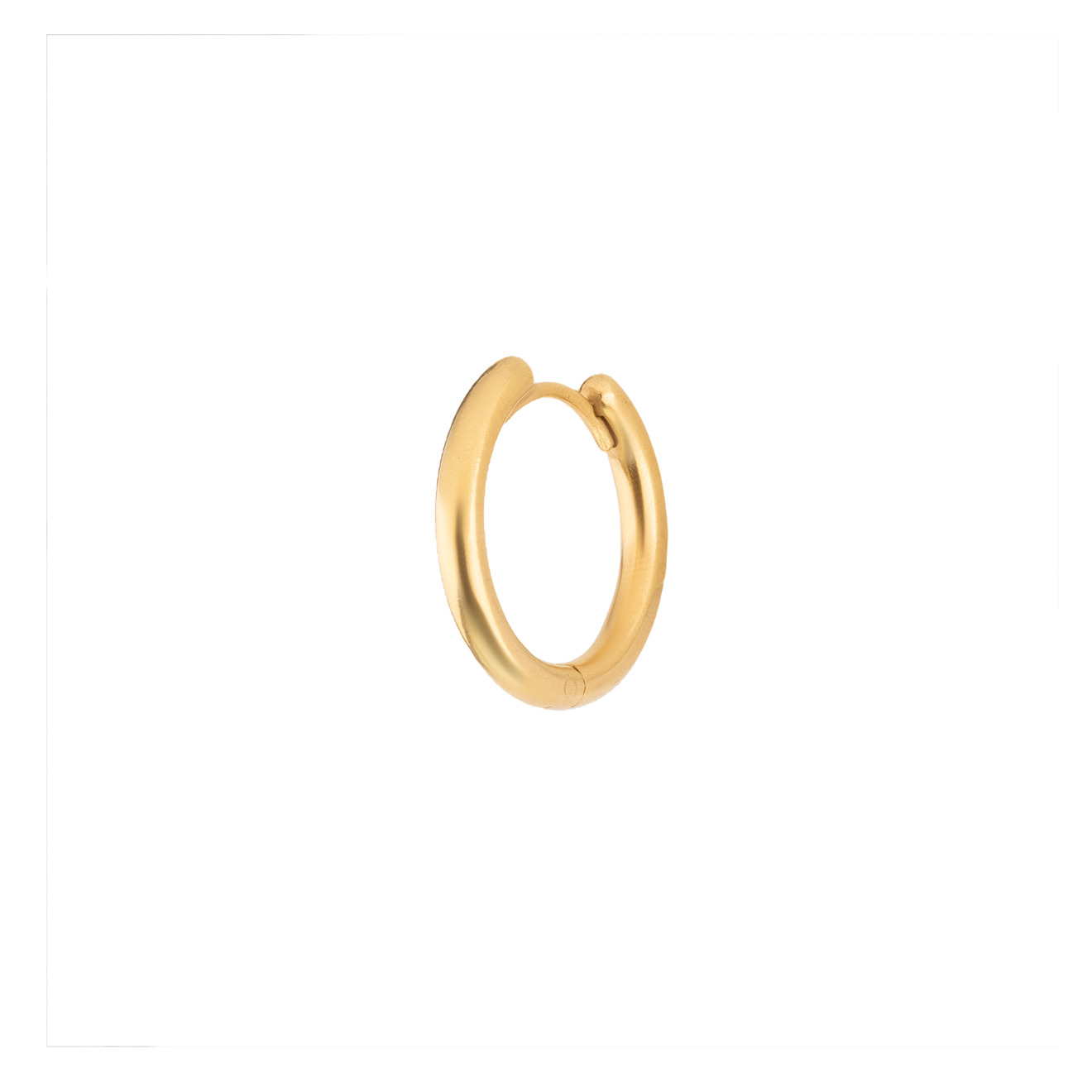 Моносерьги ANIMA MUNDI Позолоченная моносерьга RING S из серебра