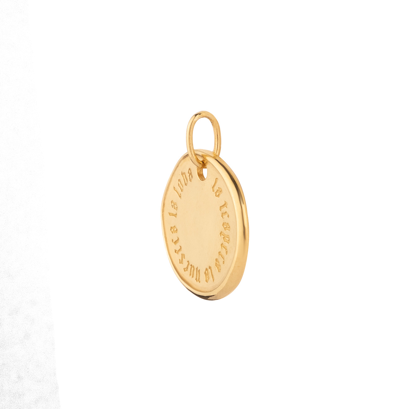Gold-plated LA LOBA pendant in silver