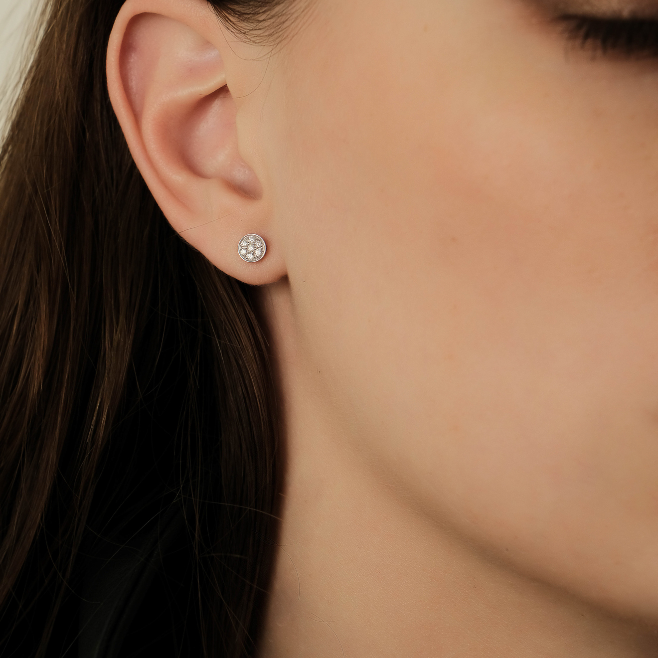 Серьги Alecia из белого золота с бриллиантами
