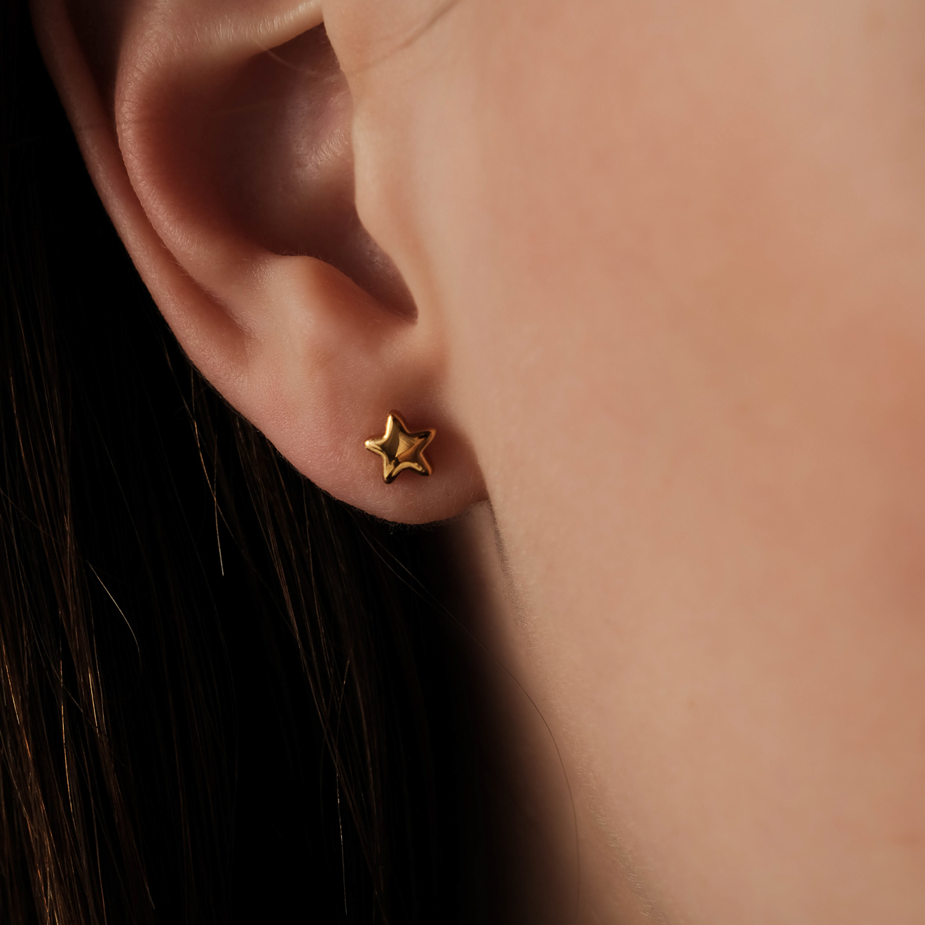 Sweet Dolls XXS earrings in yellow gold