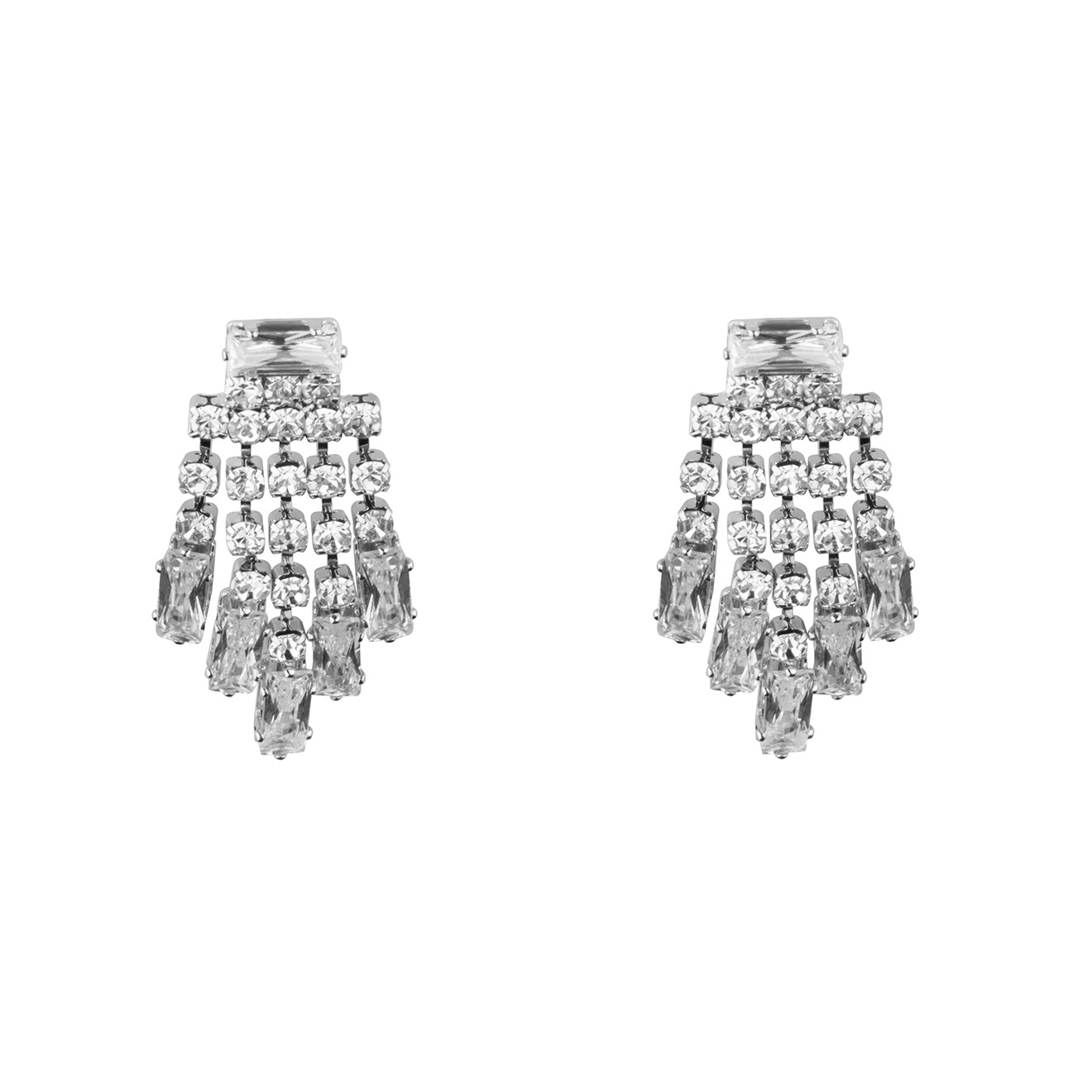 chandelier earrings with crystals
