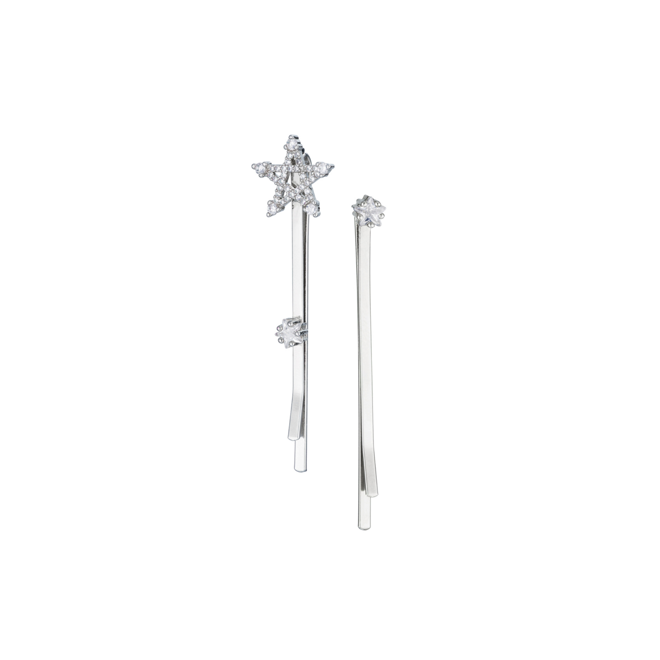 A set of two invisibles with stars and crystals