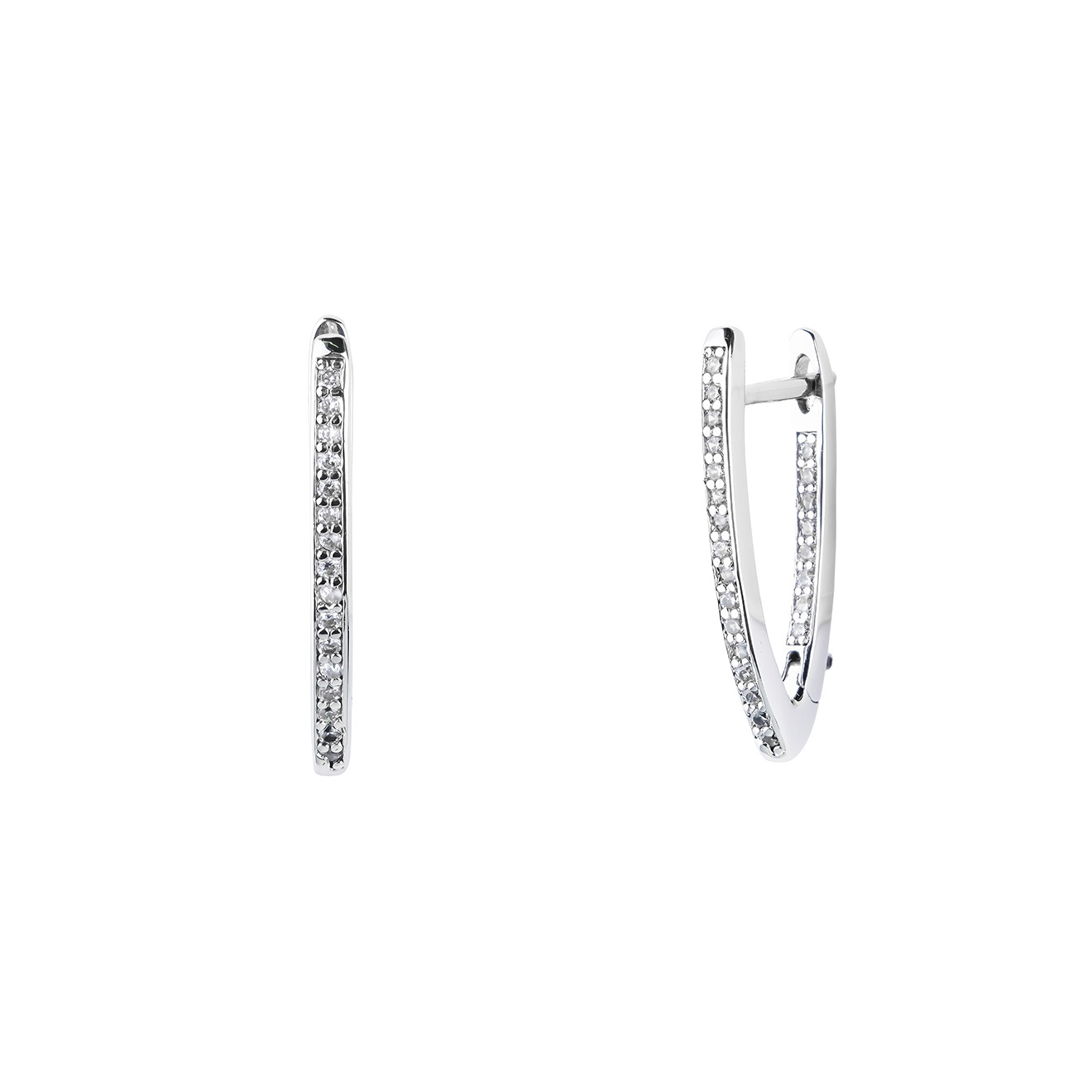 earrings with crystals