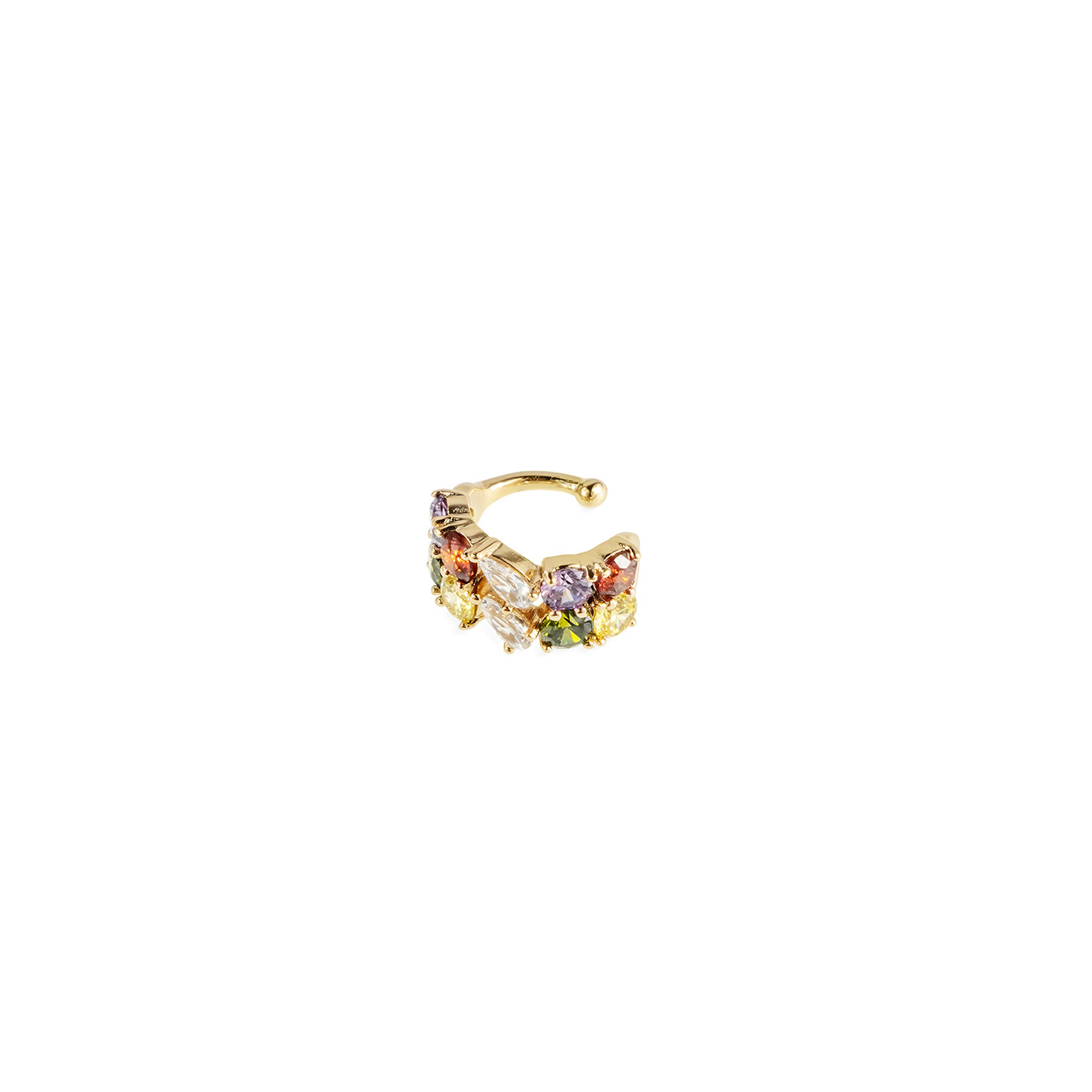 Kaffa with colored crystals