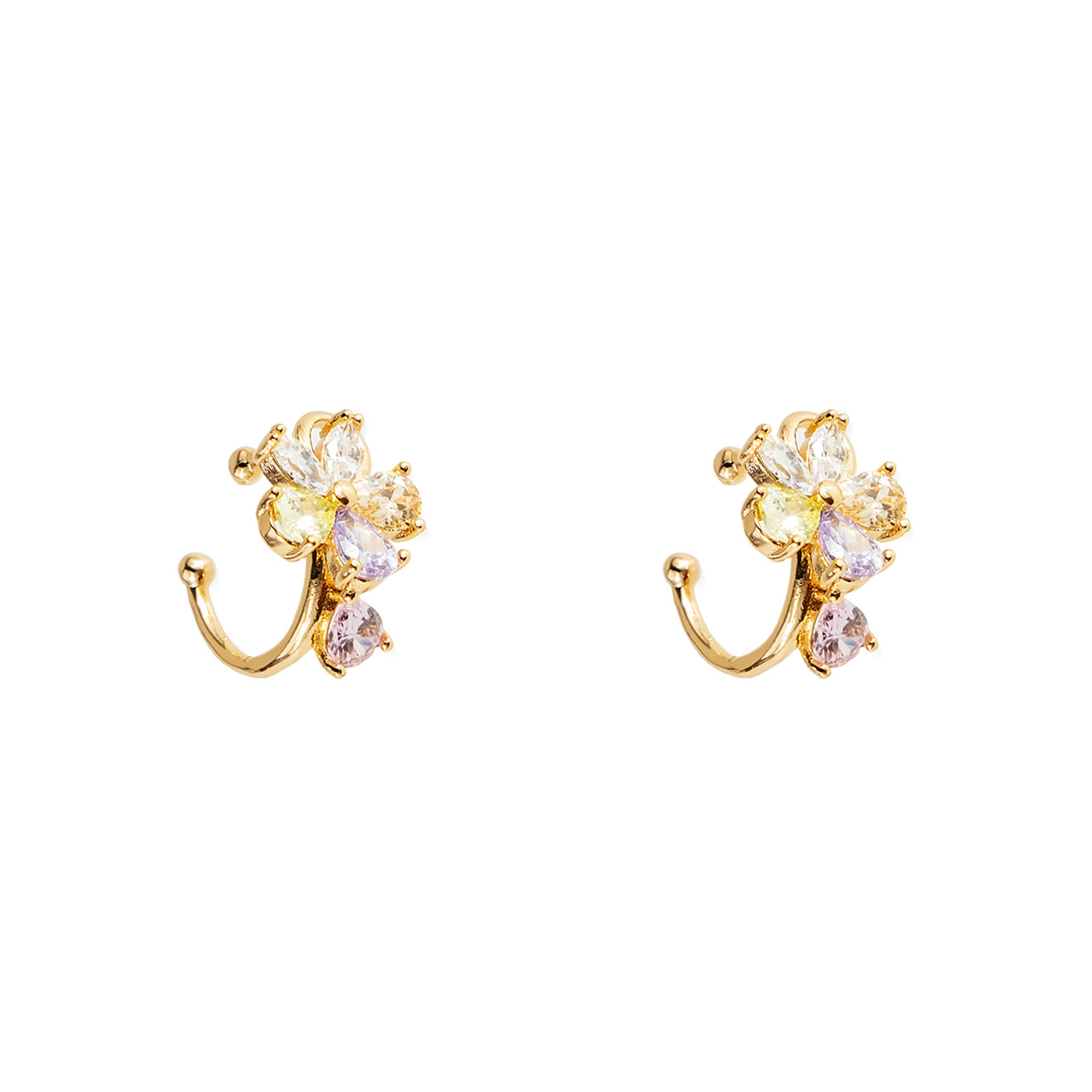 Double  cuffs with flowers