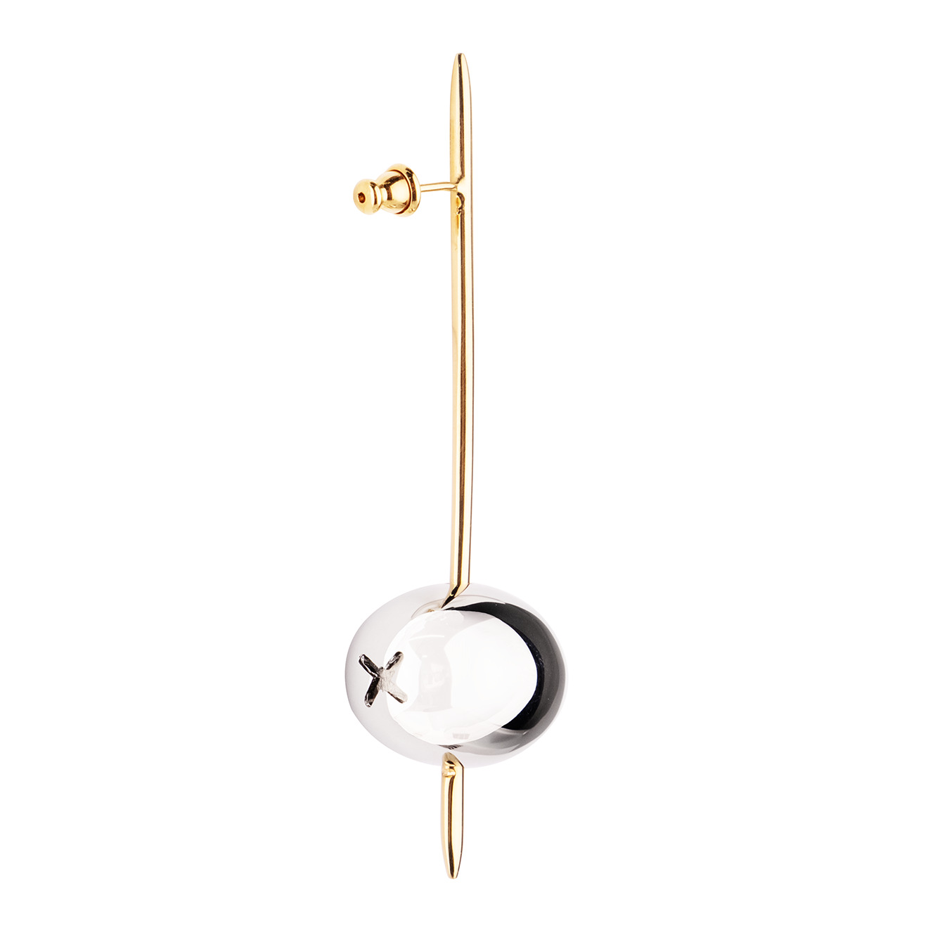 Bicolor Tapeo Olives Earrings