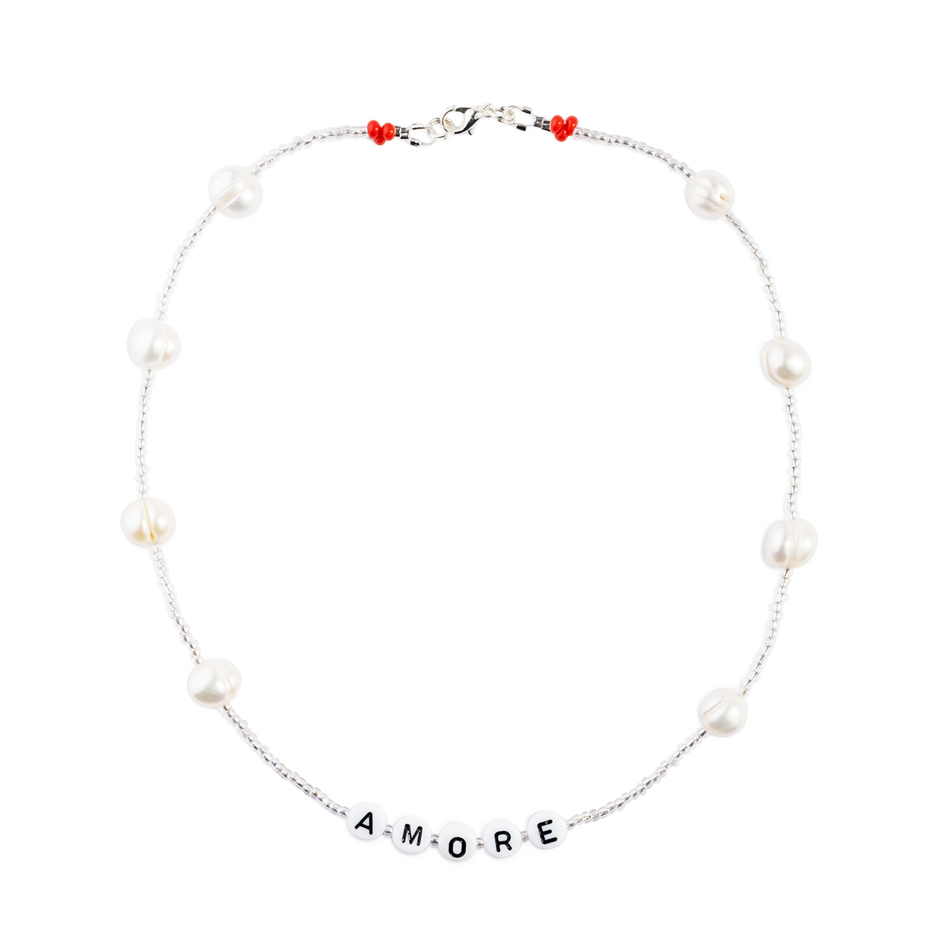 Amore necklace with pearls