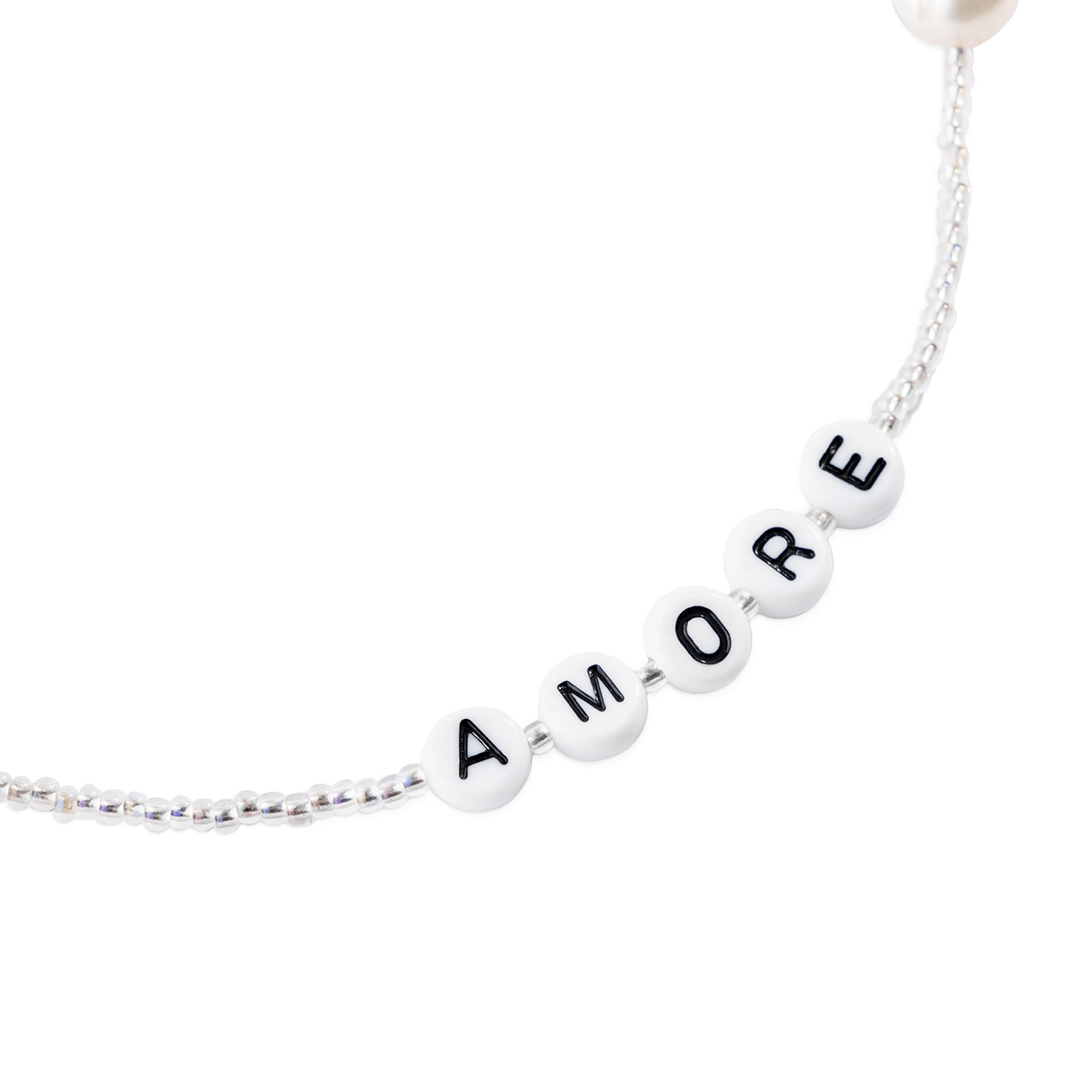 Amore necklace with pearls