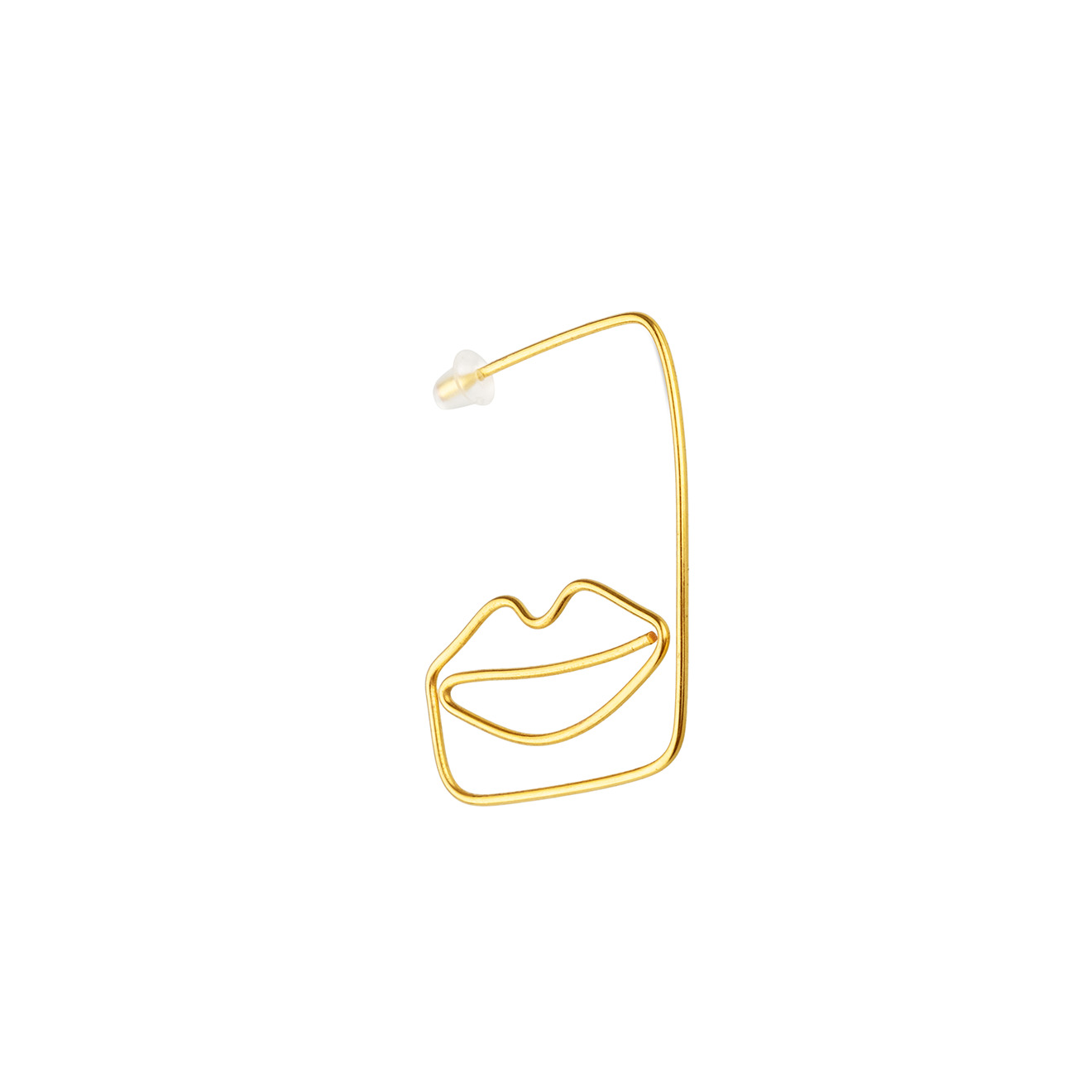 Gold-plated earrings