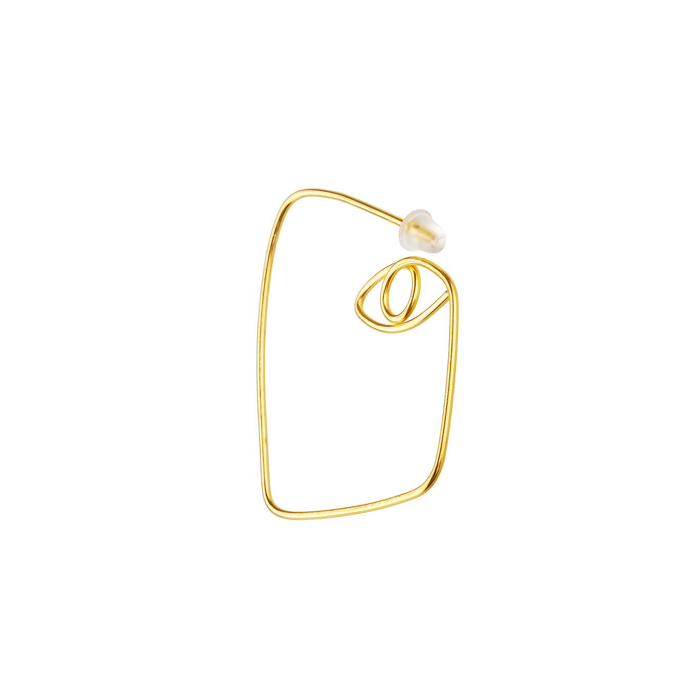 Gold-plated earrings