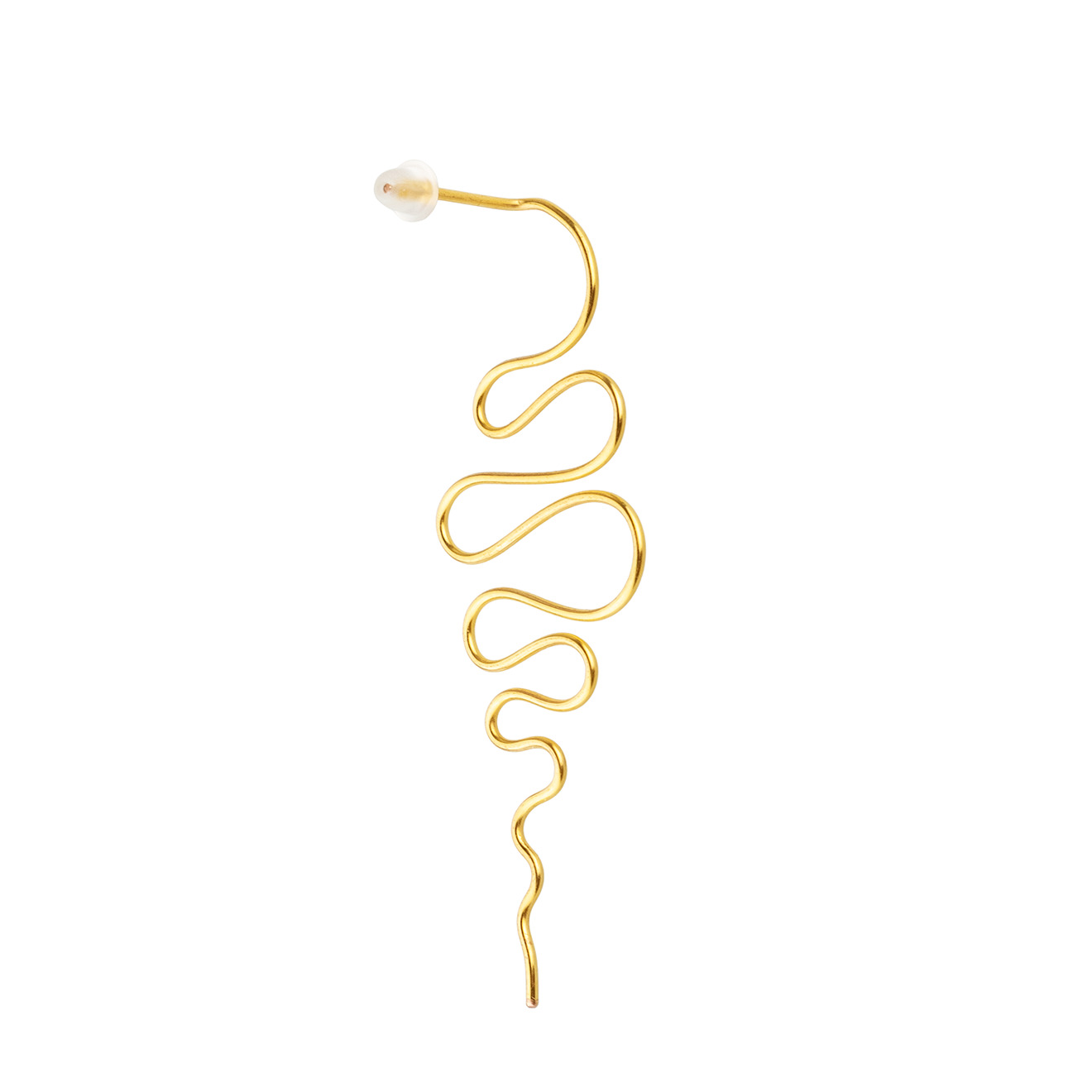 Gold-plated earrings