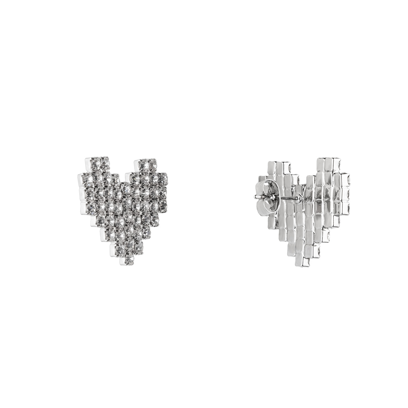Crystal Heart Earrings