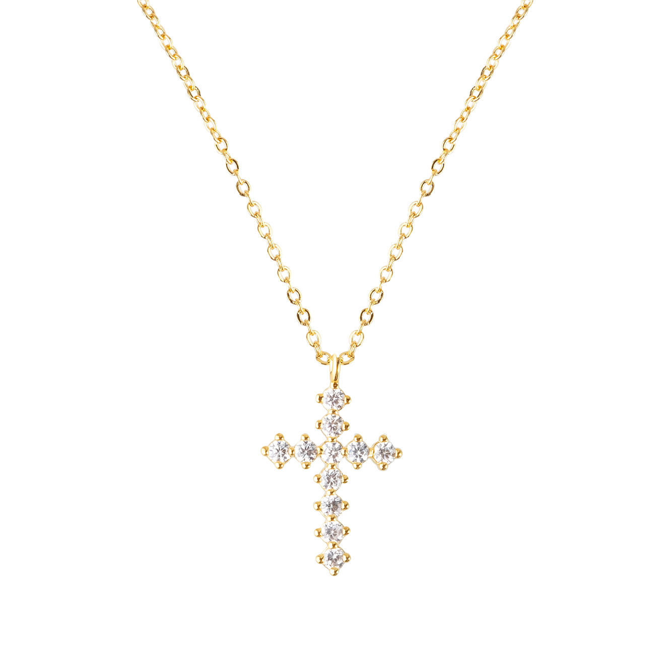 chain with a crystal cross