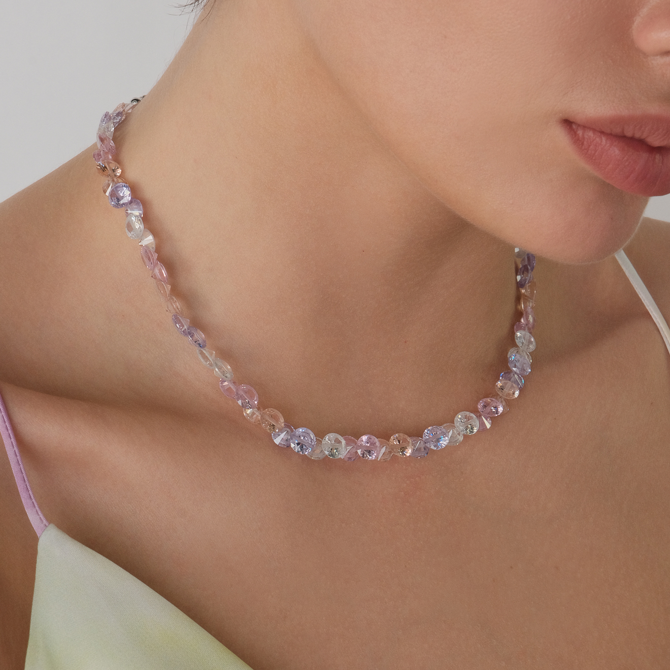 STARDUST necklace with cubic zirconia