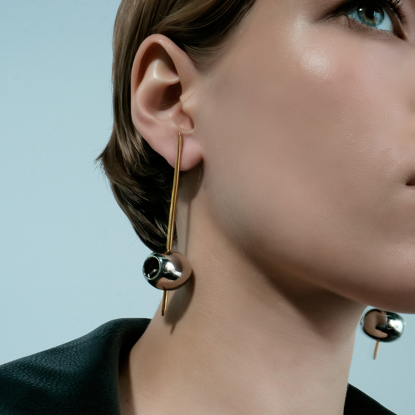 Bicolor Tapeo Olives Earrings