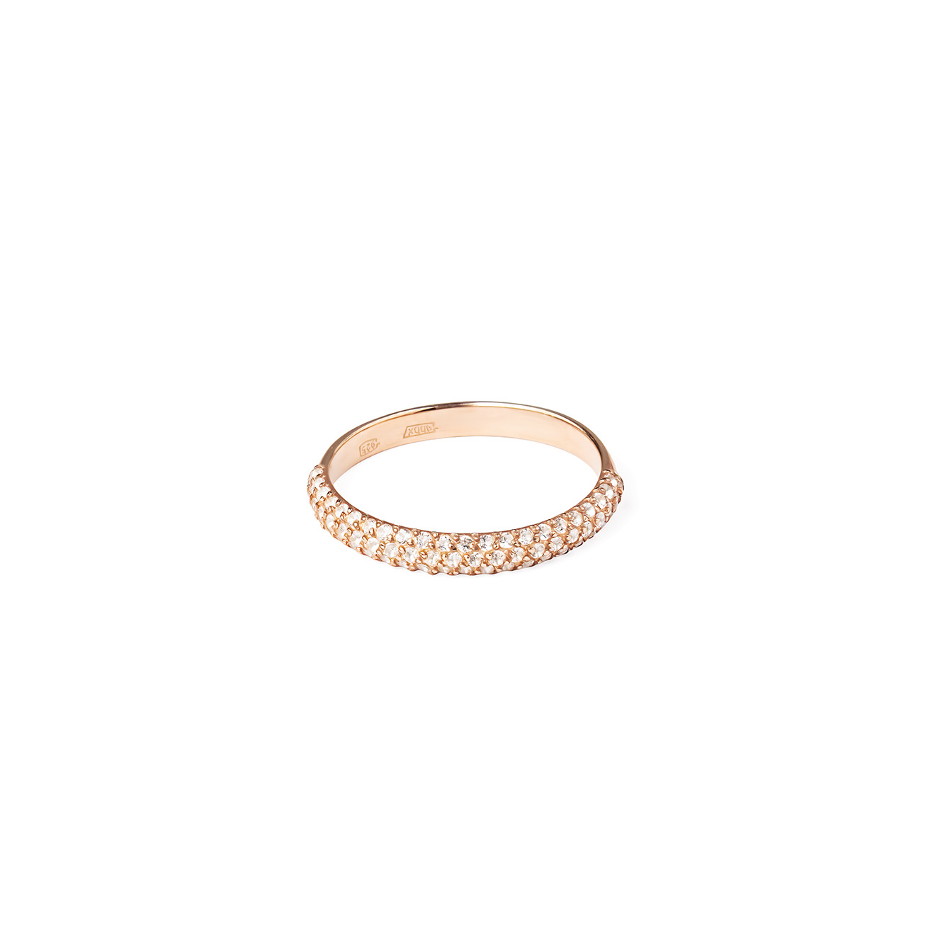 Secrets Позолоченное кольцо с россыпью белых топазов secrets позолоченное кольцо с цитрином