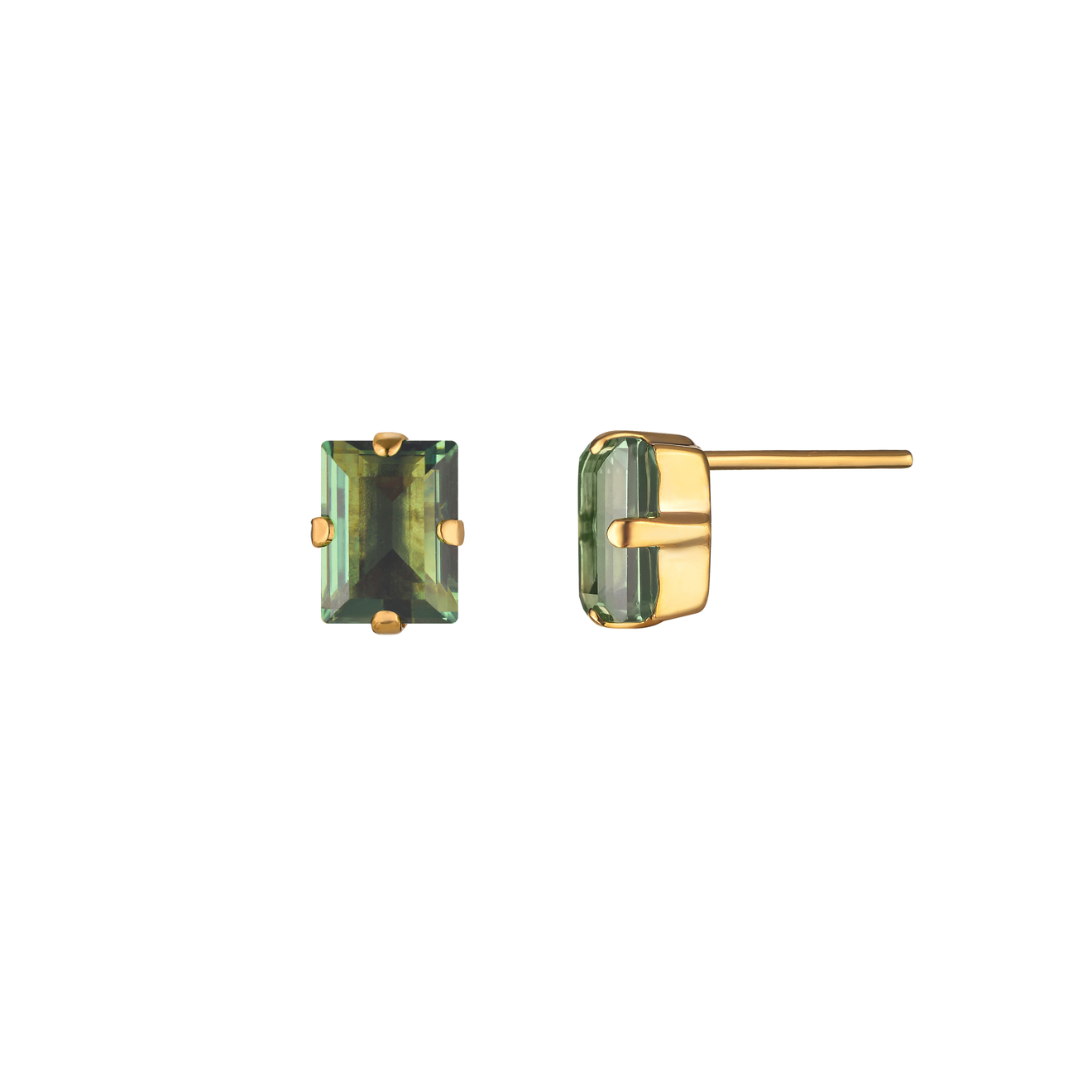 Пусеты Phenomenal Studio Позолоченные серьги Grass Earrings