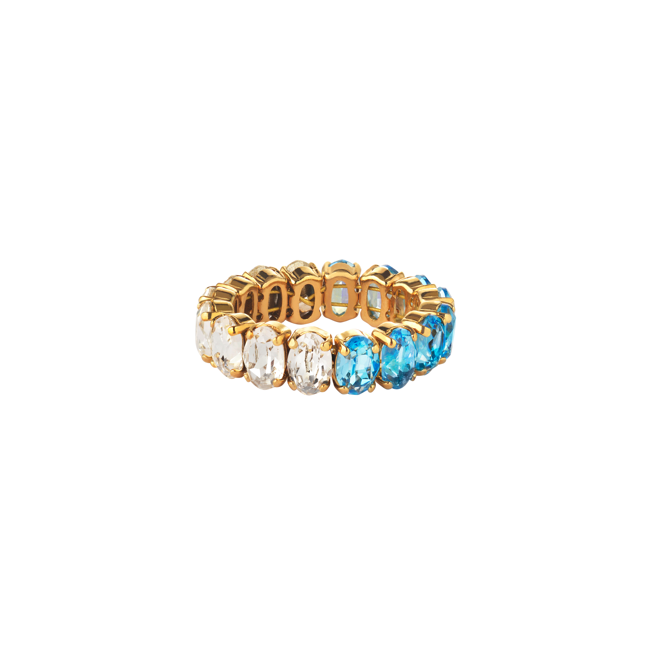 Кольцо Ocean с кристаллами Swarovski