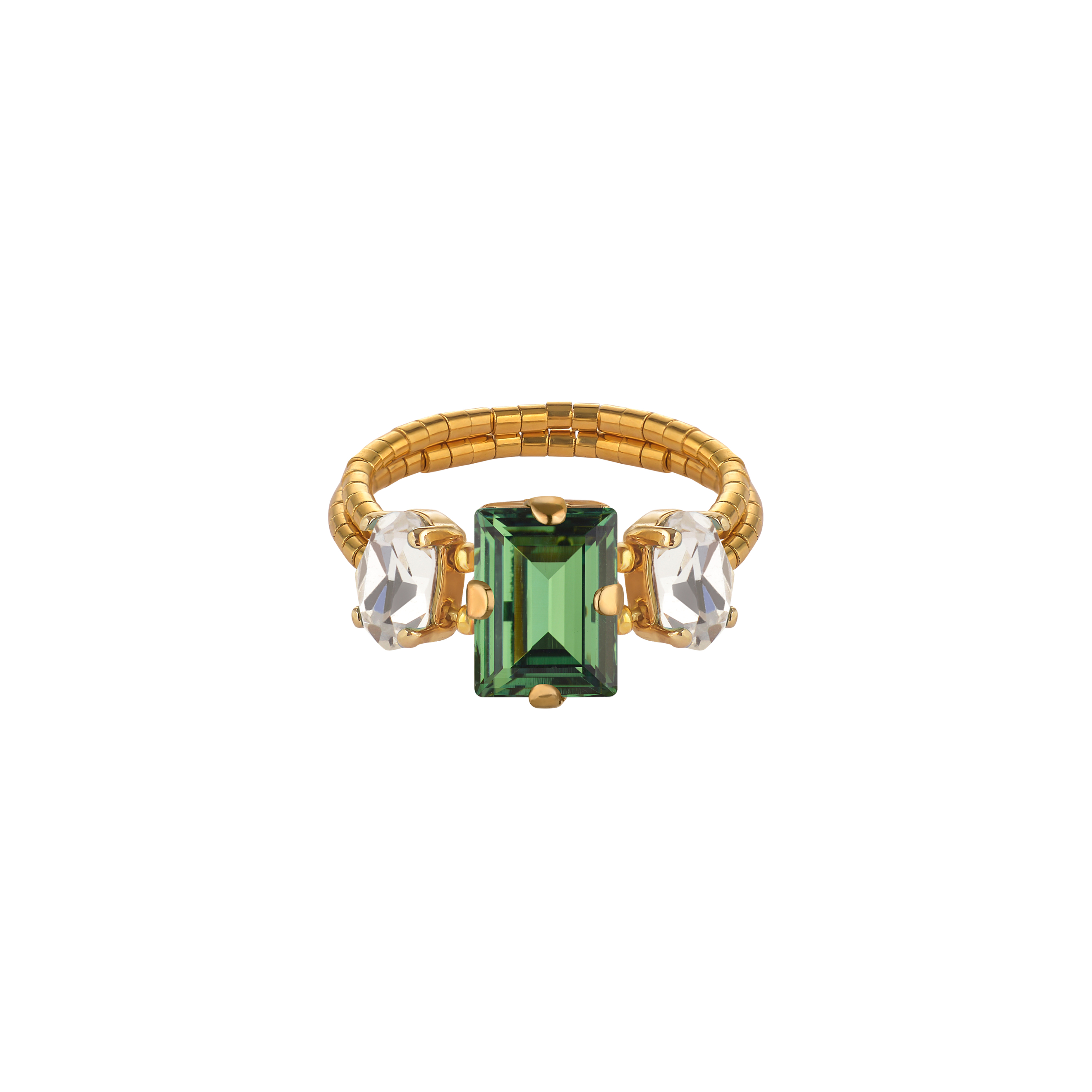 Кольцо Palm Ring с кристаллами Swarovski