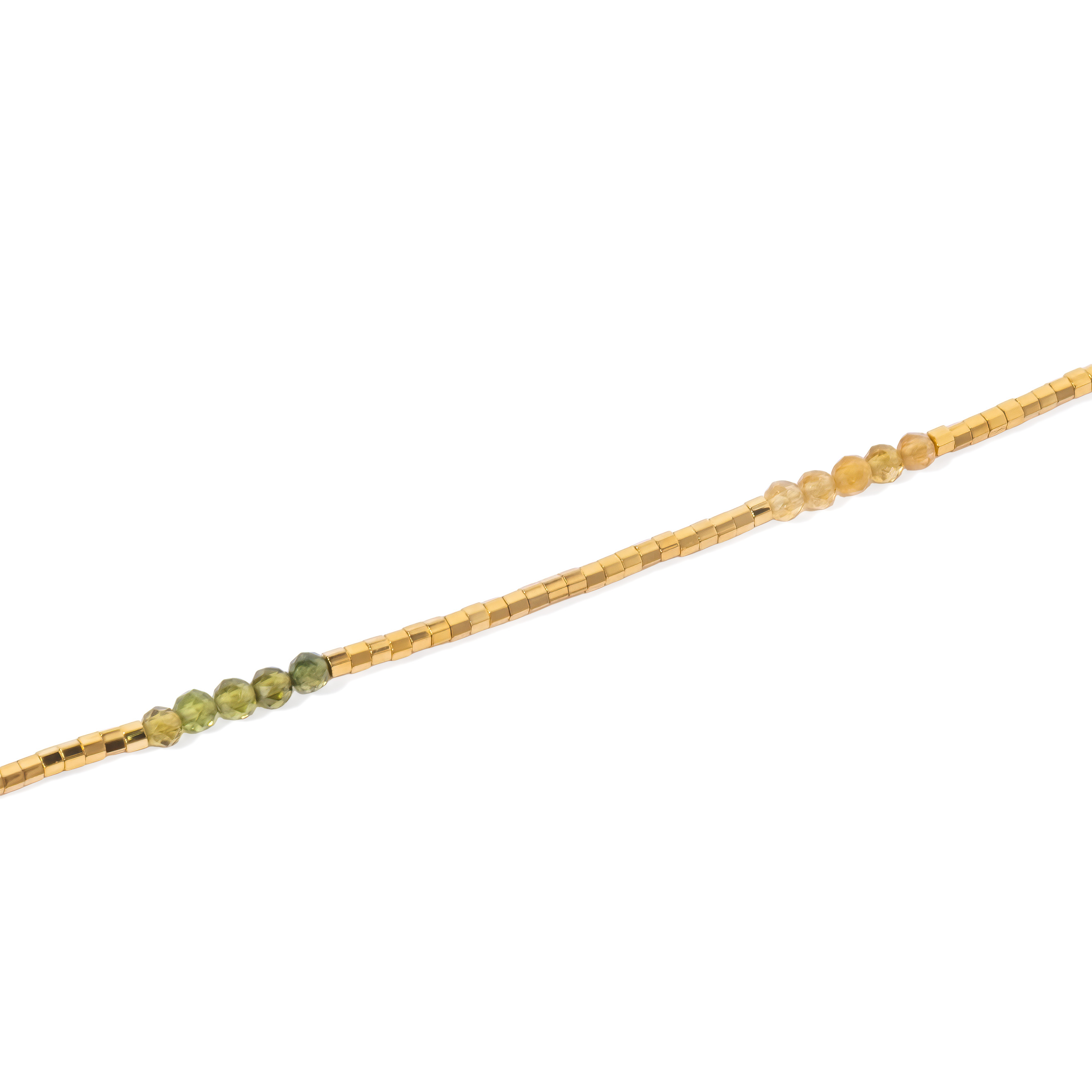 Gold-plated Necklace Turmalin Necklace
