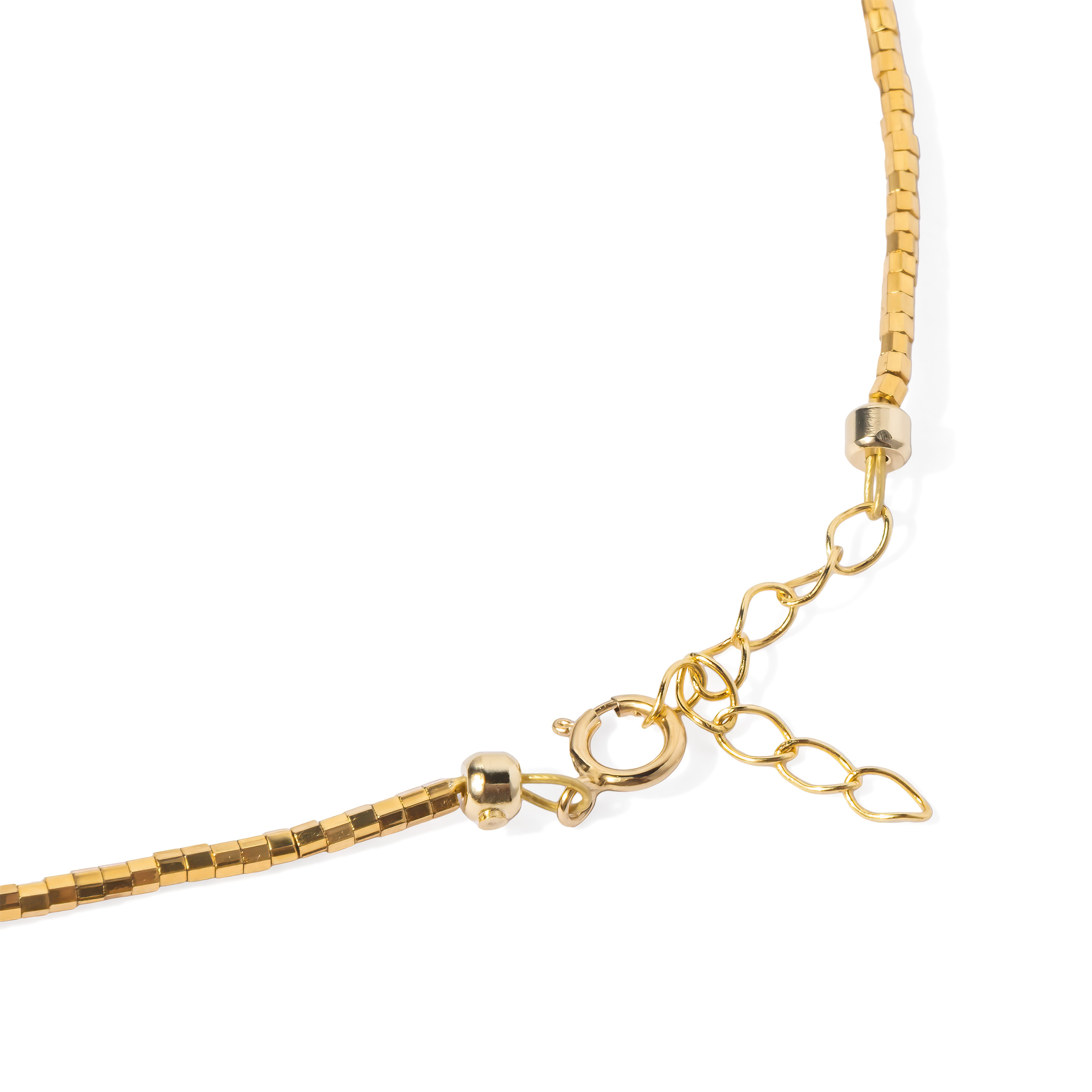 Gold-plated Necklace Turmalin Necklace
