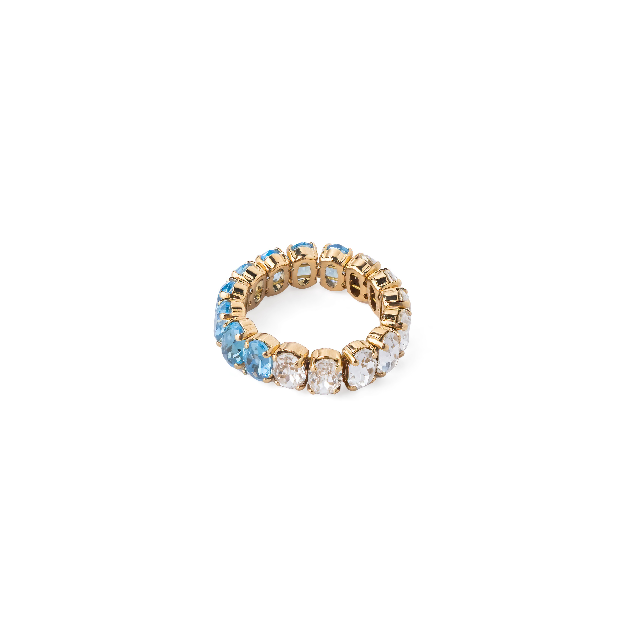 Кольцо Ocean с кристаллами Swarovski