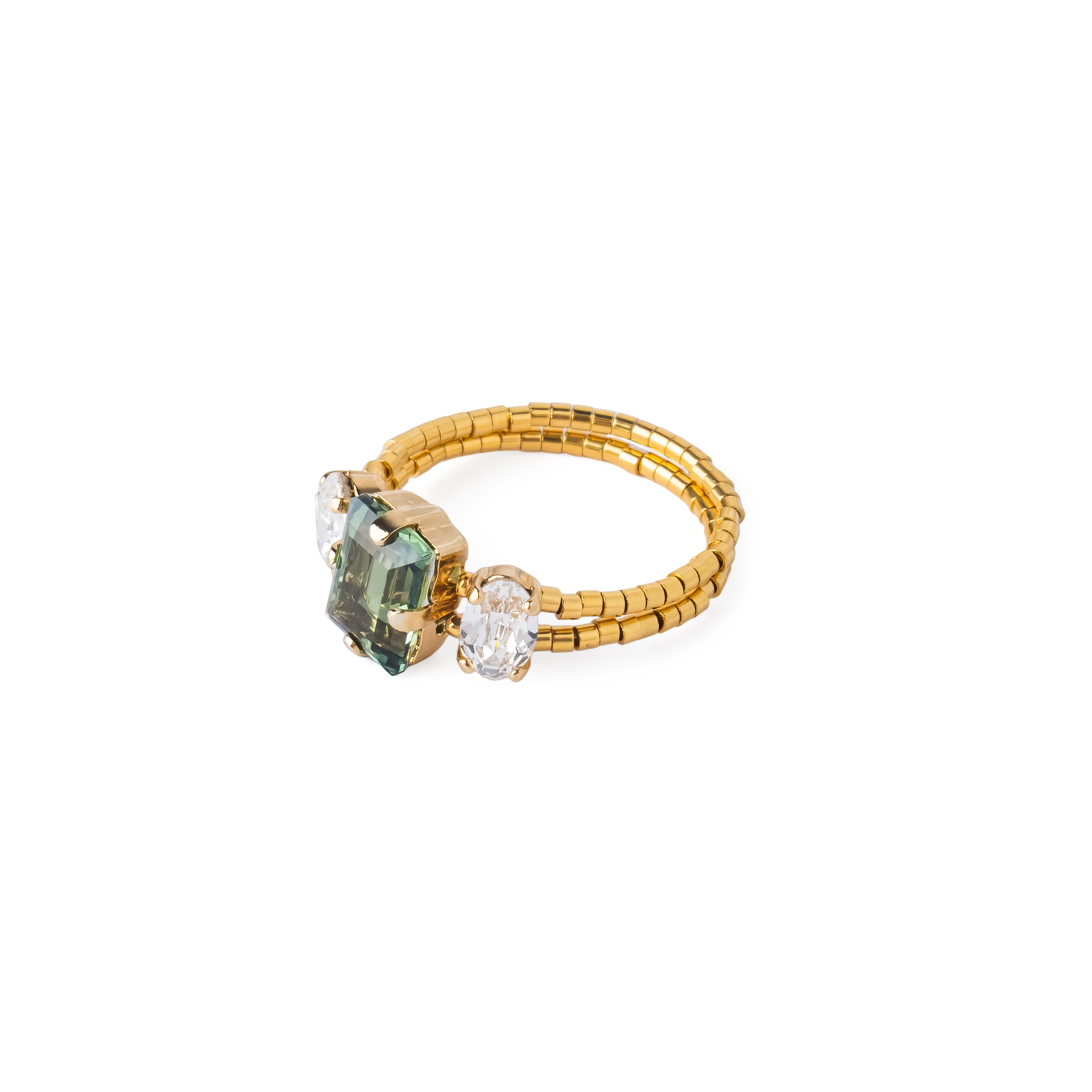 Кольцо Palm Ring с кристаллами Swarovski