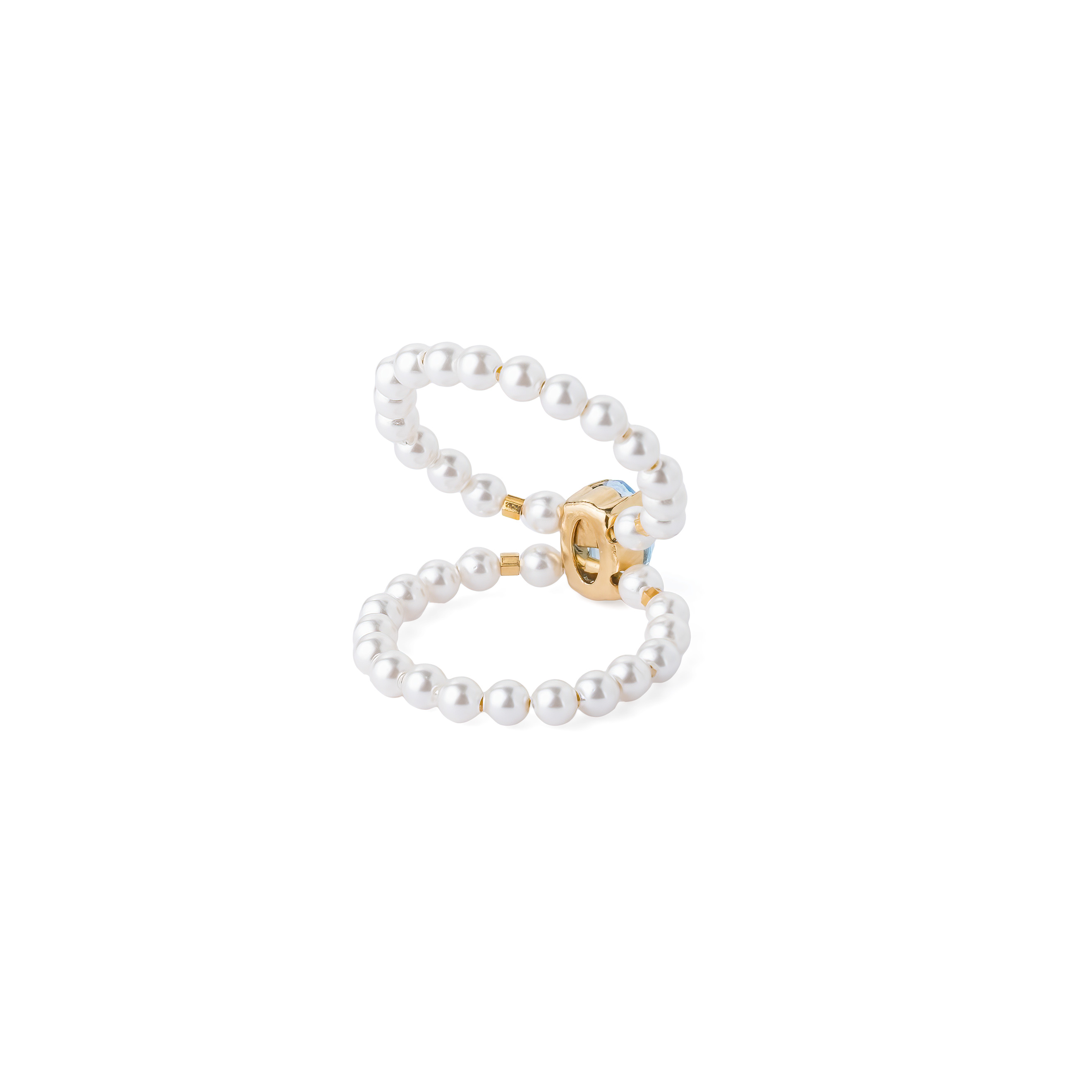 Кольцо SKY ring с жемчугом