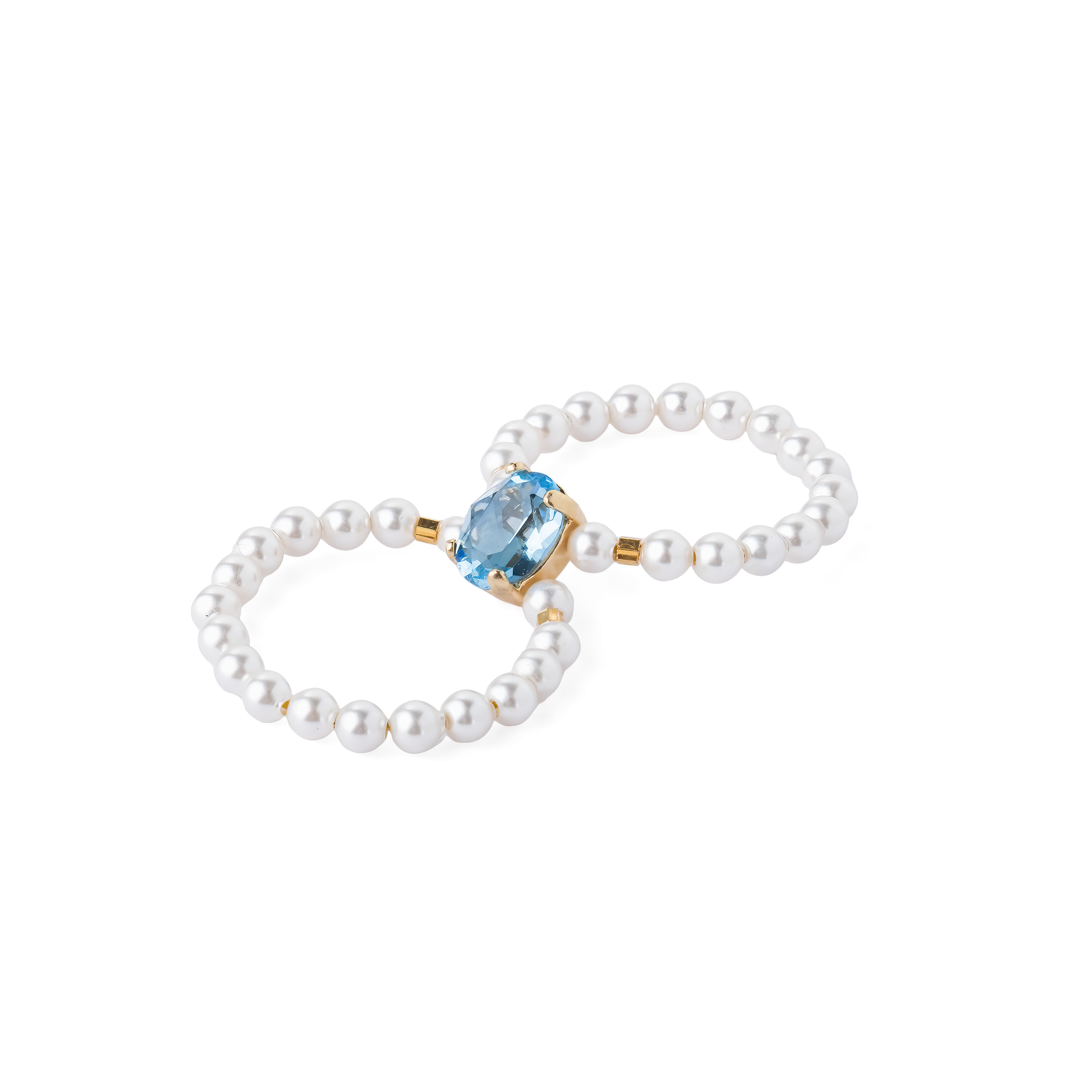 Кольцо SKY ring с жемчугом