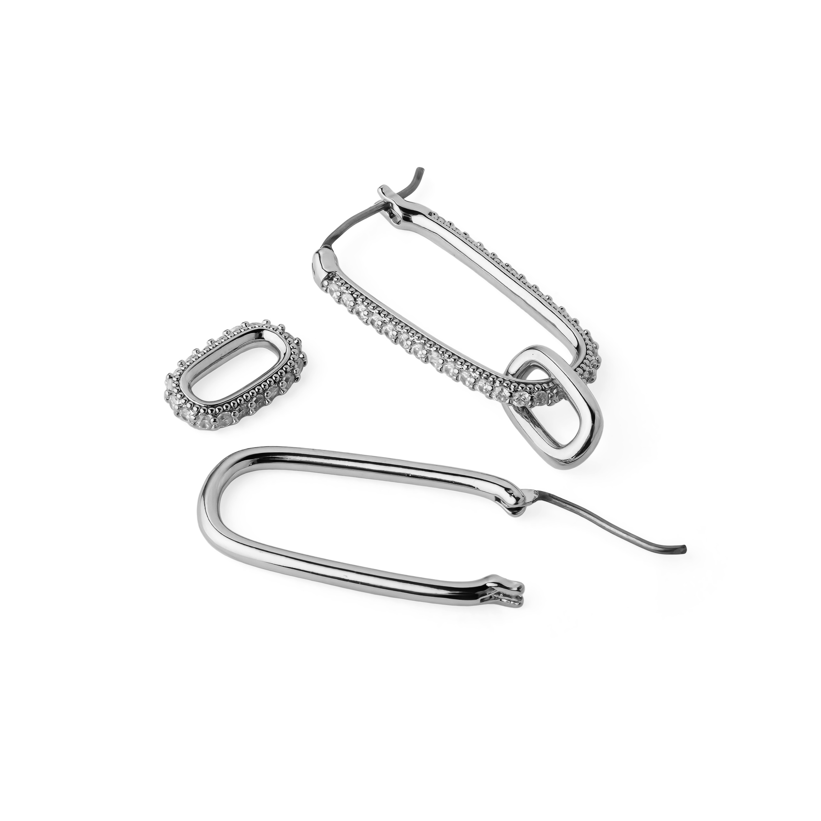 earrings with removable pendants