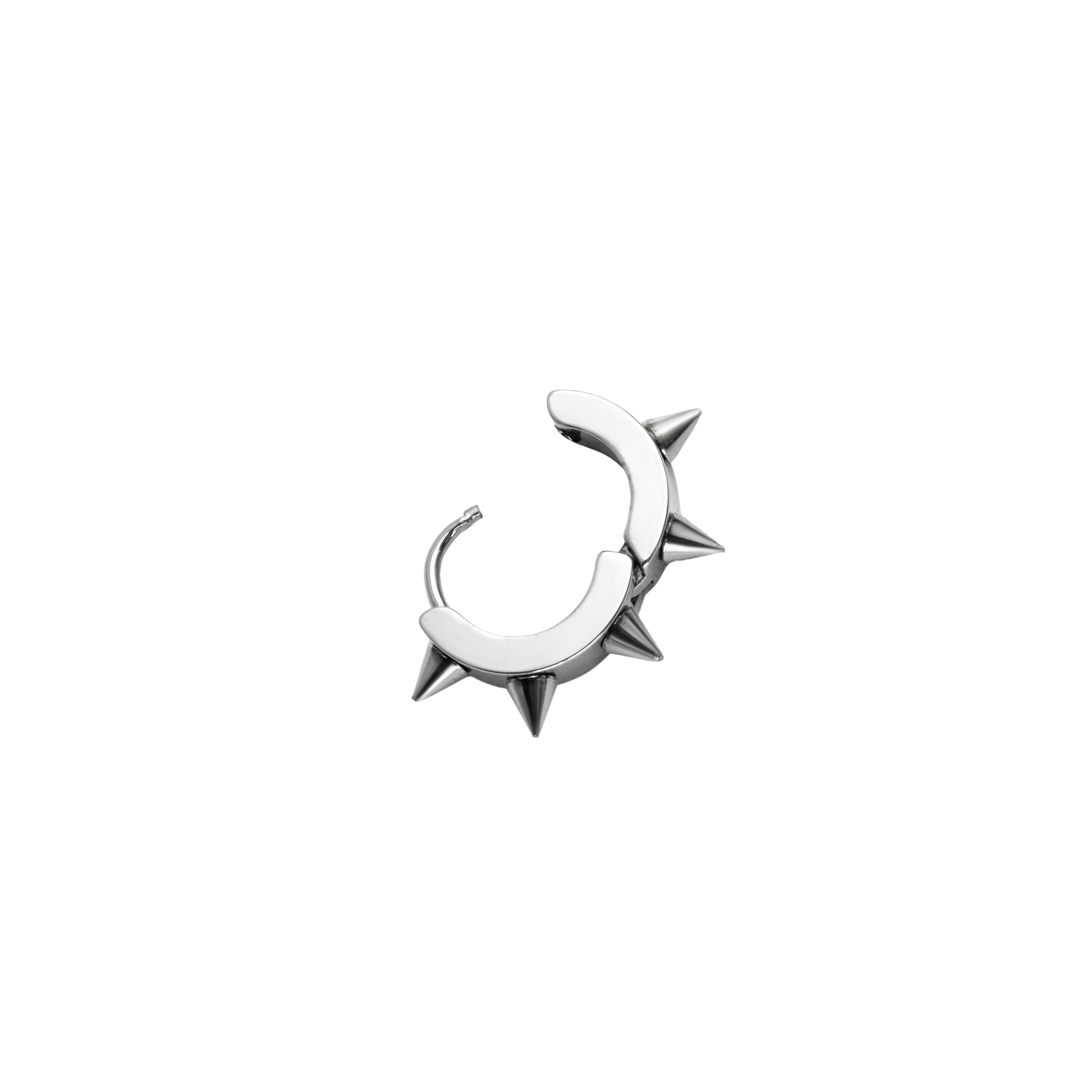 Round monoser with spikes