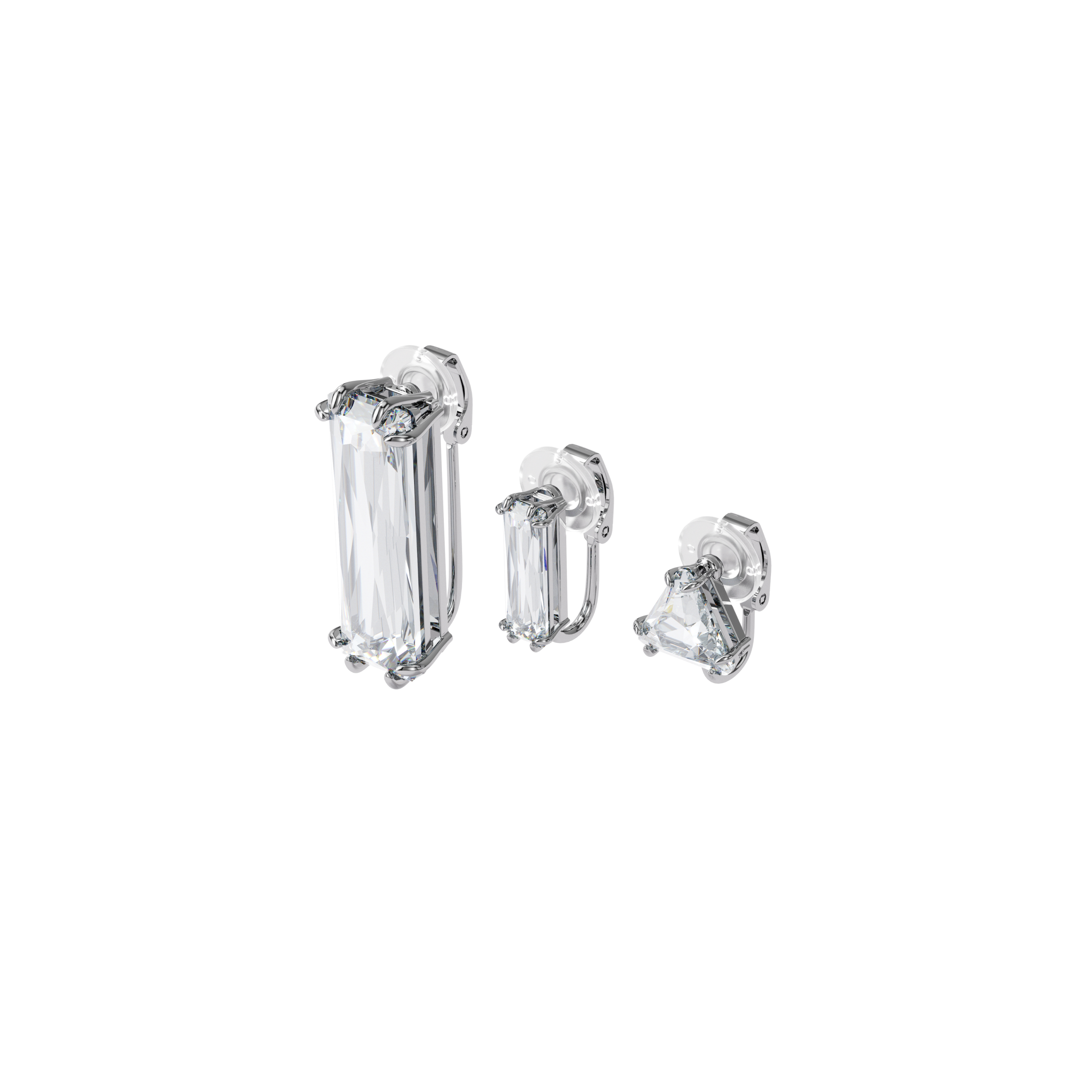MESMERA: клипсы с кристаллами Swarovski