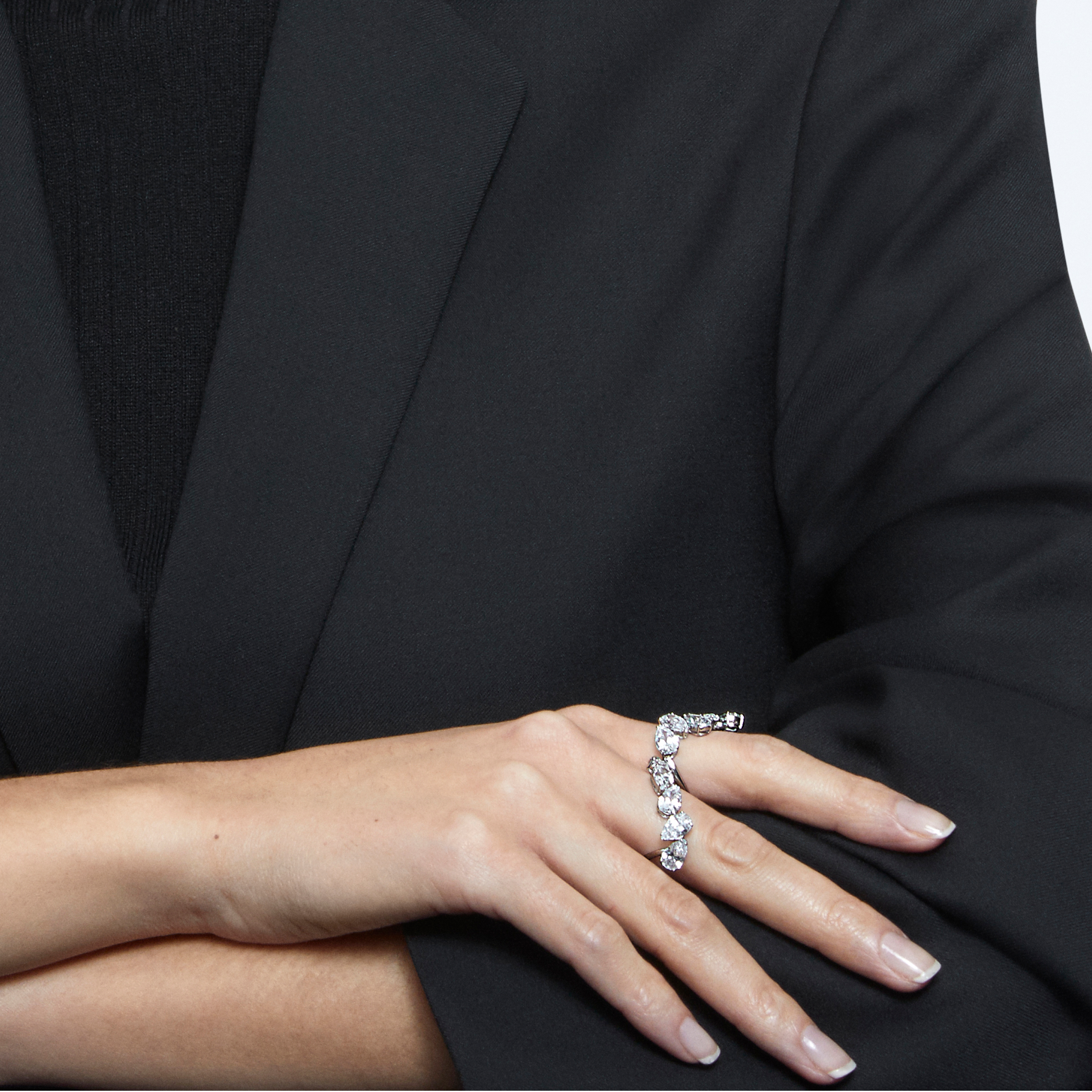 MILLENIA: сет колец с кристаллами Swarovski