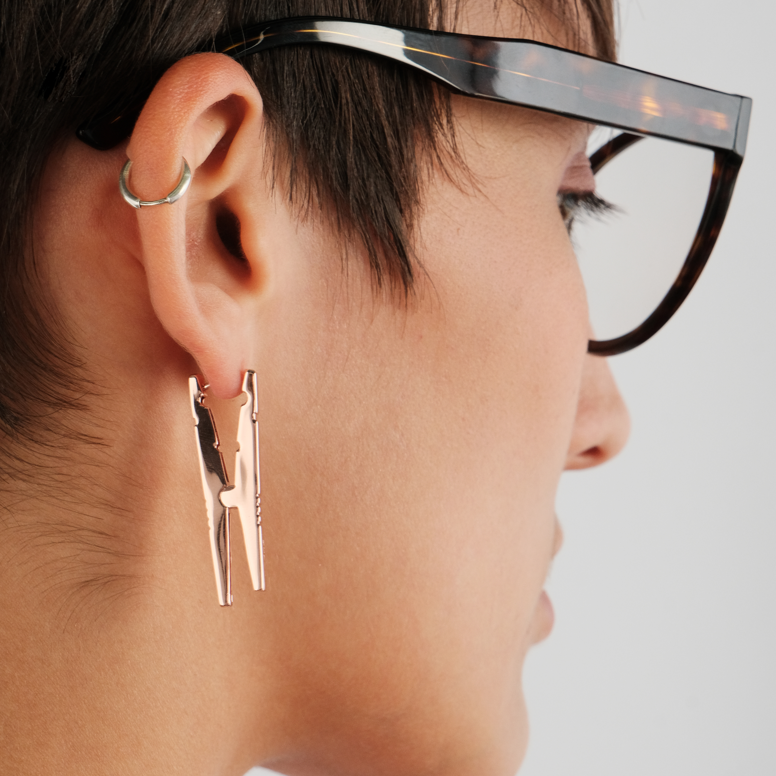 Monoser Clothespin with Rose gold