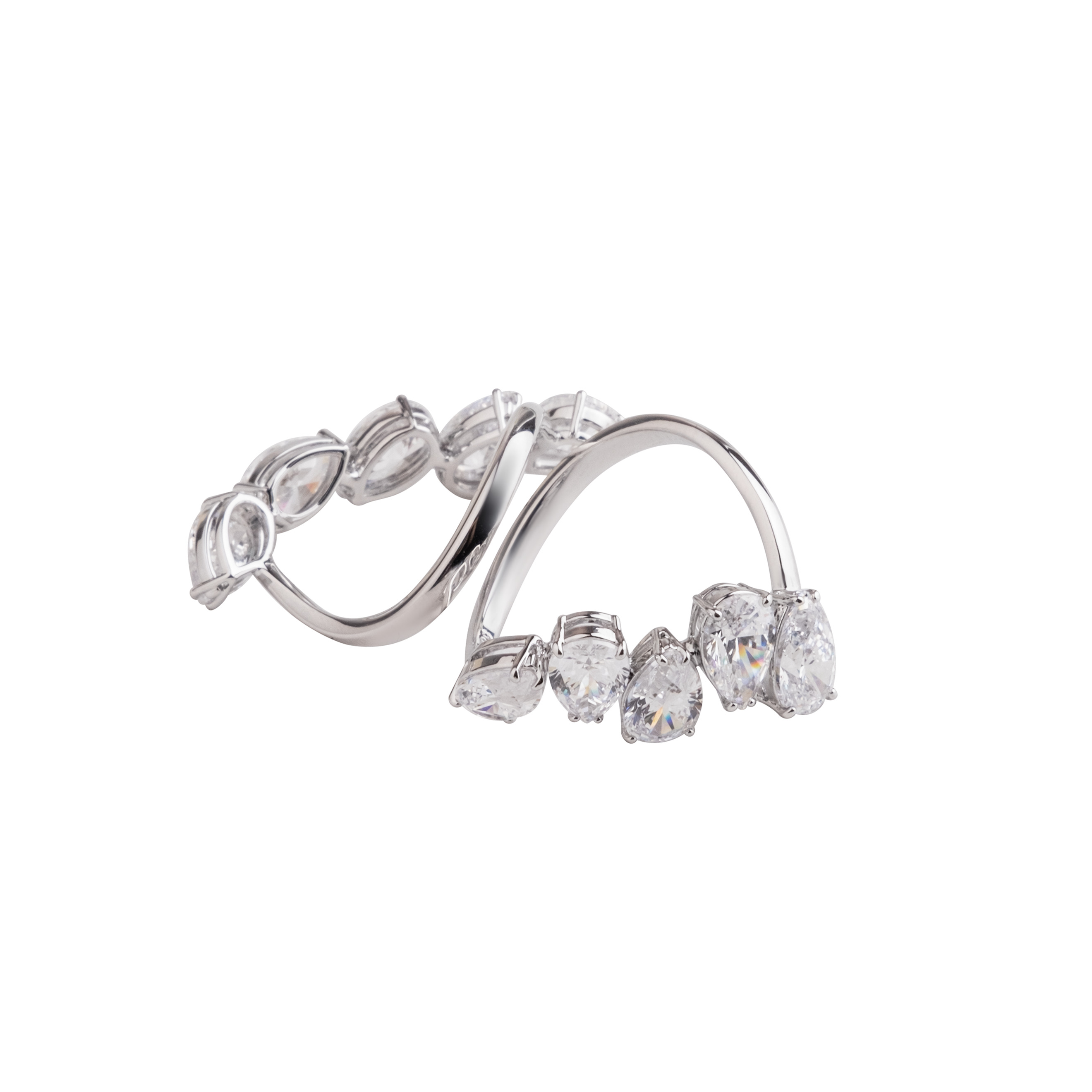 MILLENIA: сет колец с кристаллами Swarovski