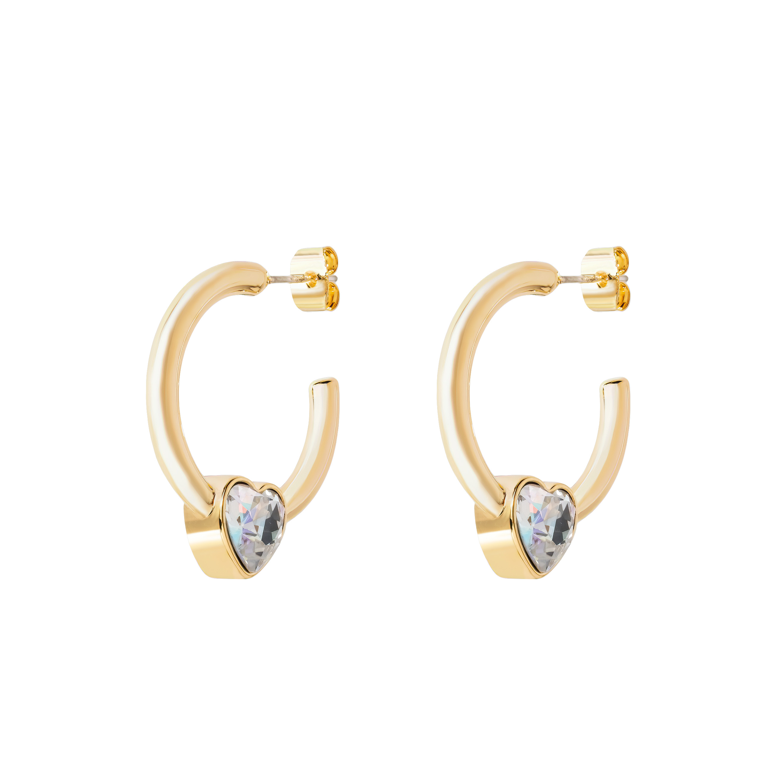 earrings with chameleon crystals