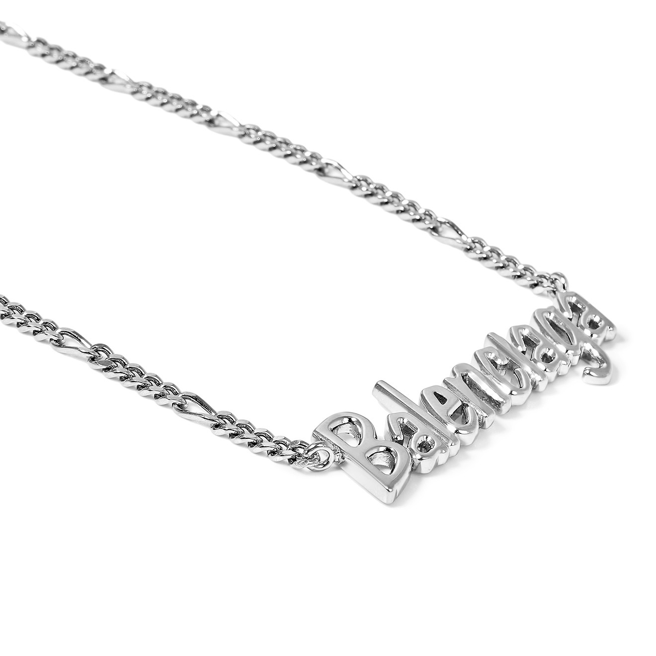 Silver-plated Typo Necklace