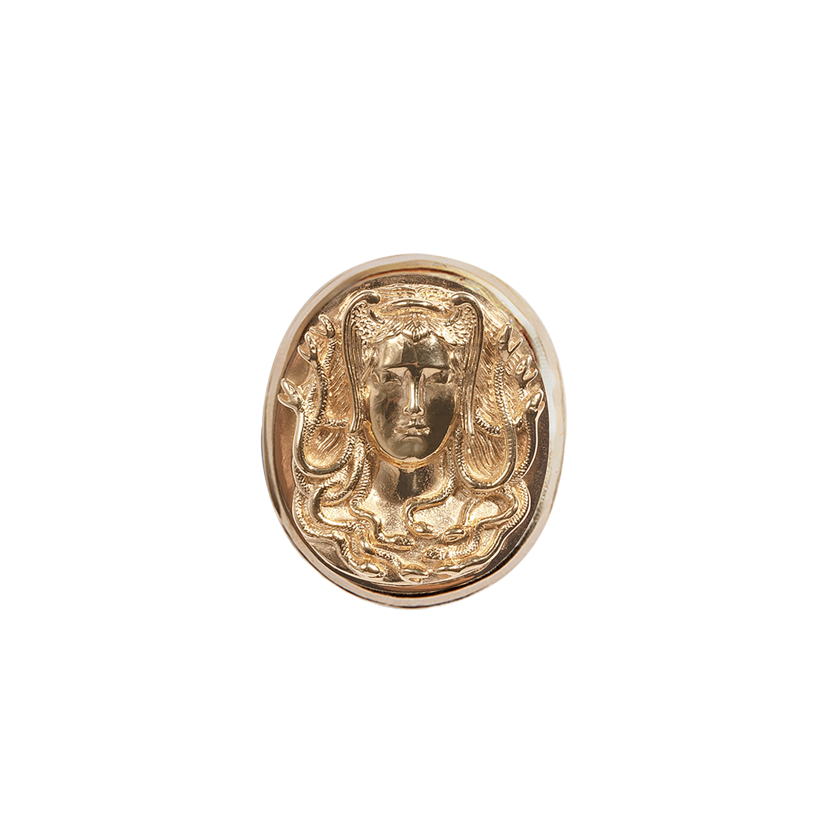 Bronze Medusa Gorgon Pendant