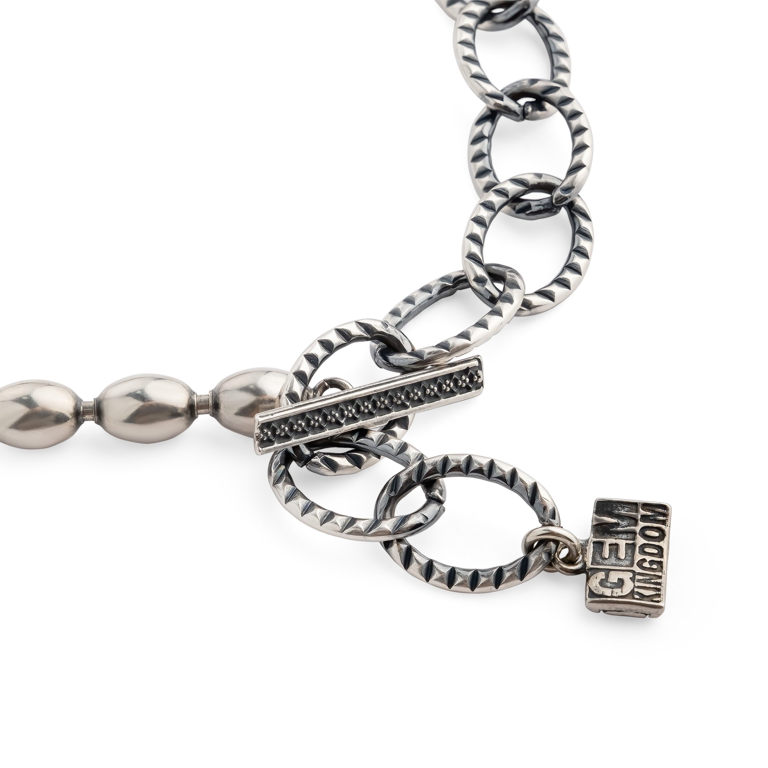 "Bubbles" silver necklace