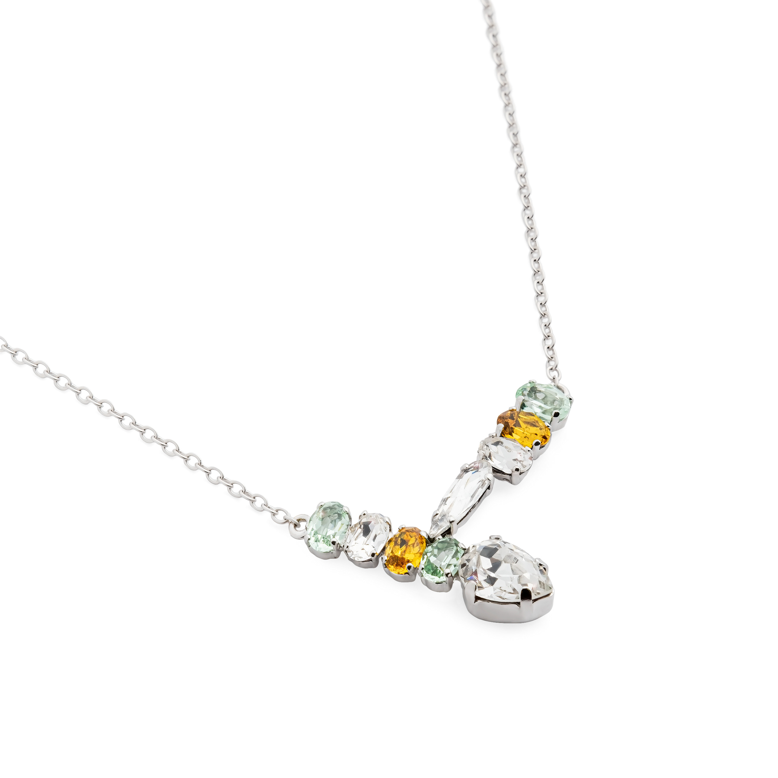 Snake Pendant with Chrysolite Snake Crystals