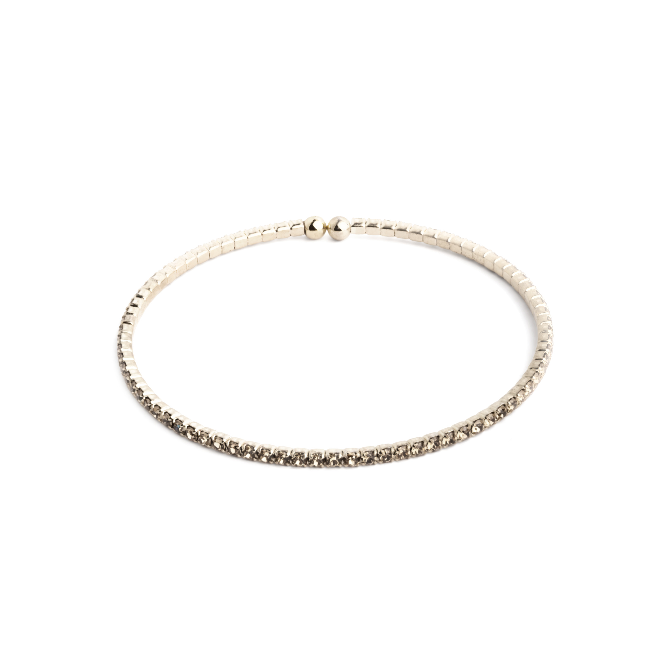 bracelet with caramel crystals