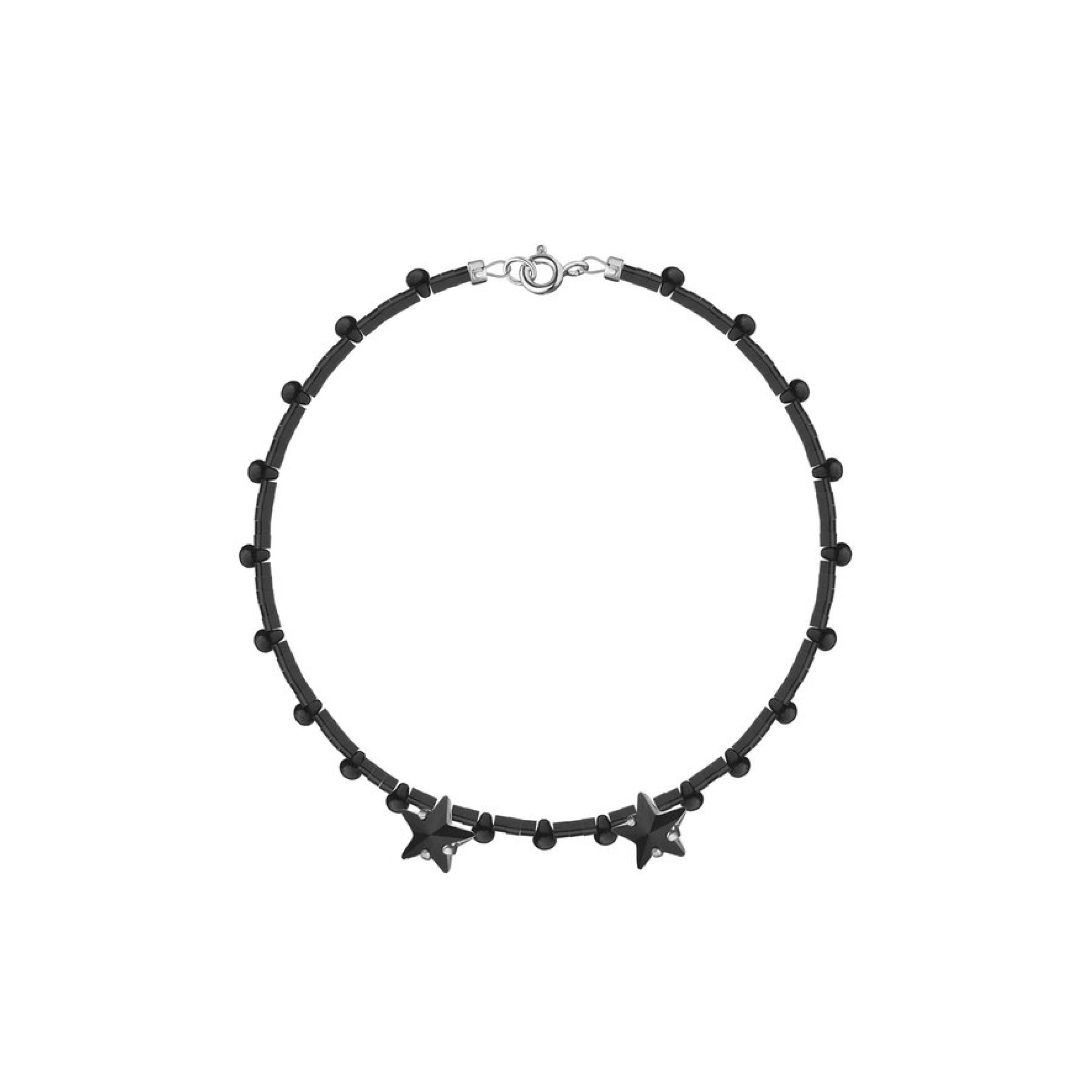 Браслет на ногу кристаллами Swarovski Star