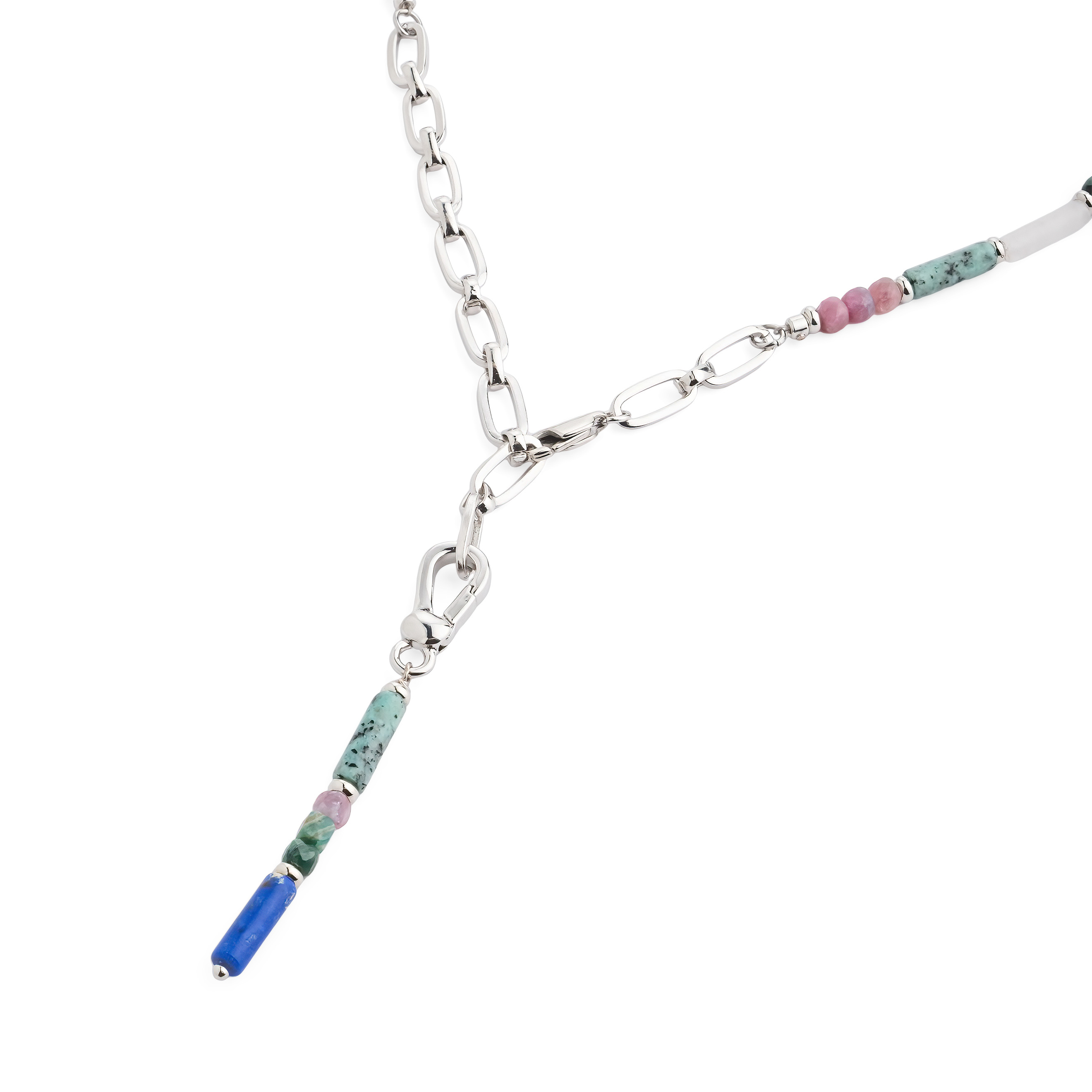 Колье Hello Summer Emerald из натуральных камней