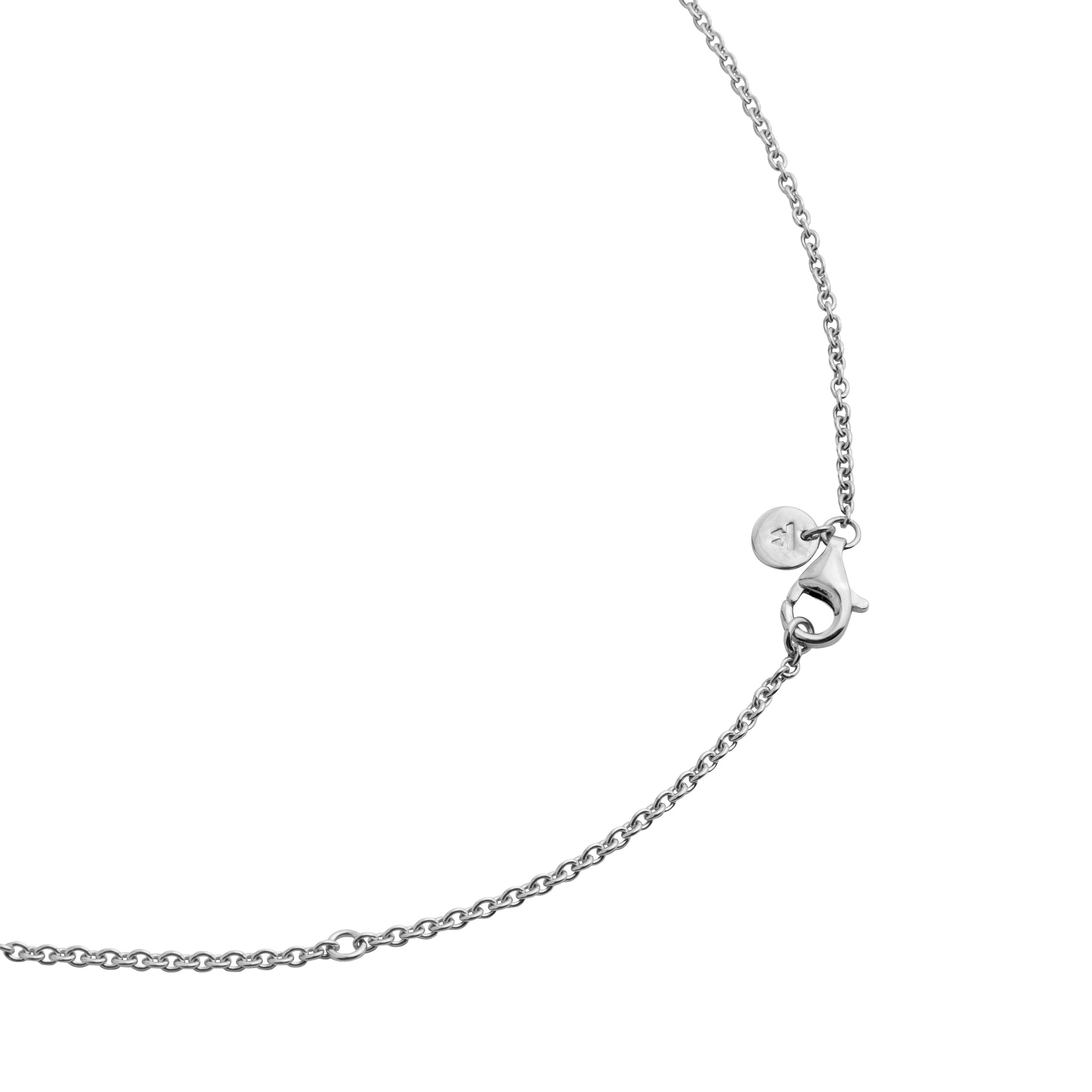 Кулон на цепи из черненого серебра 925 Coin Pendant Angel