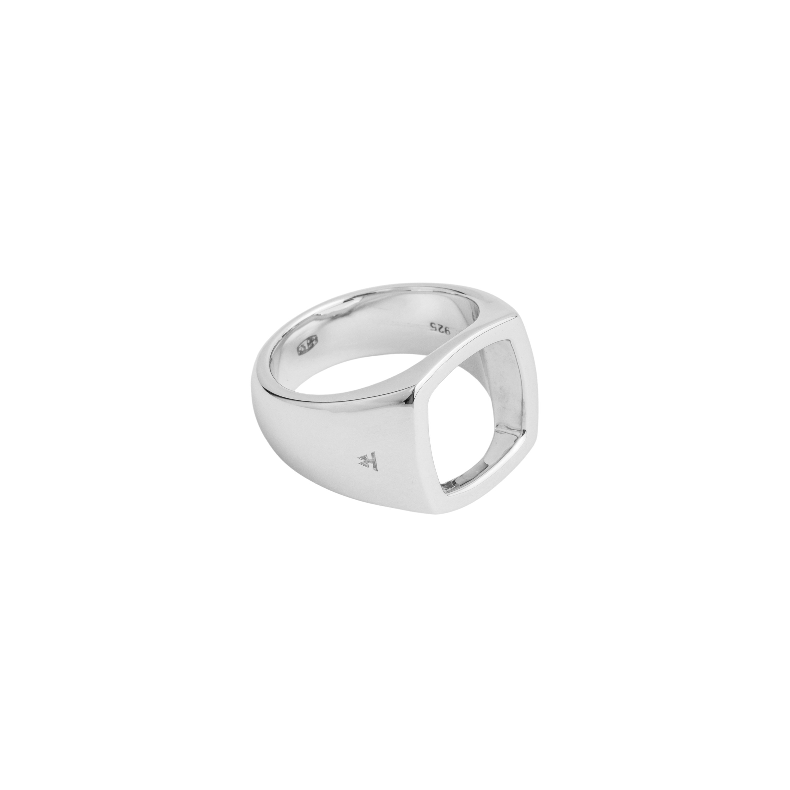 Silver signet ring
