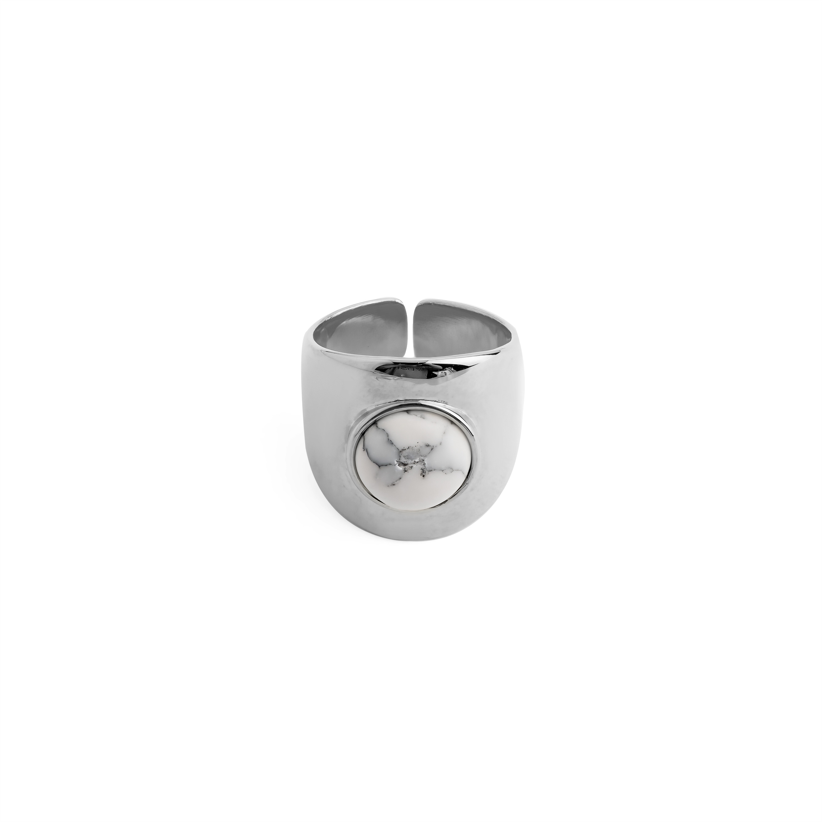 ring with round marble insert