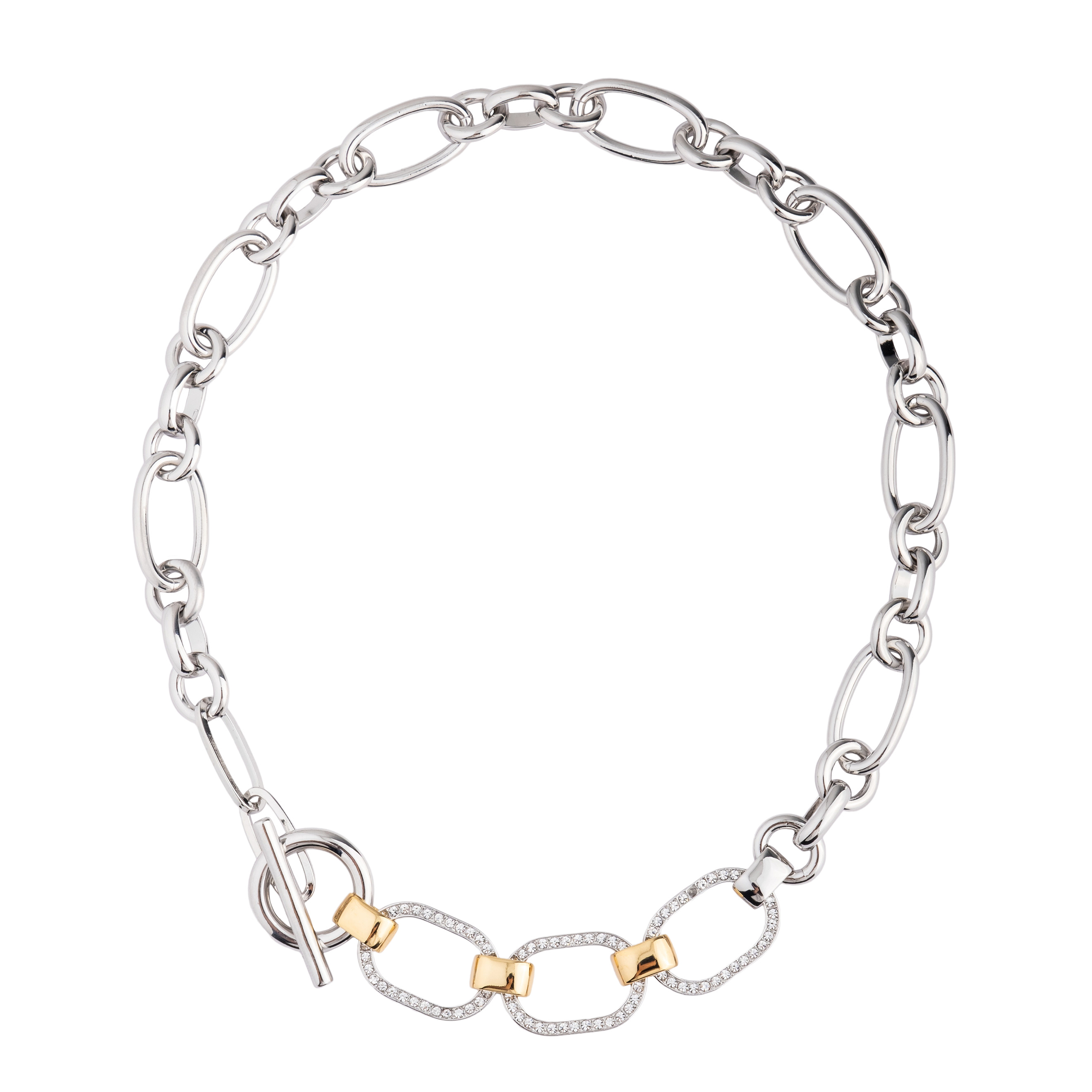 necklace-chain with crystals