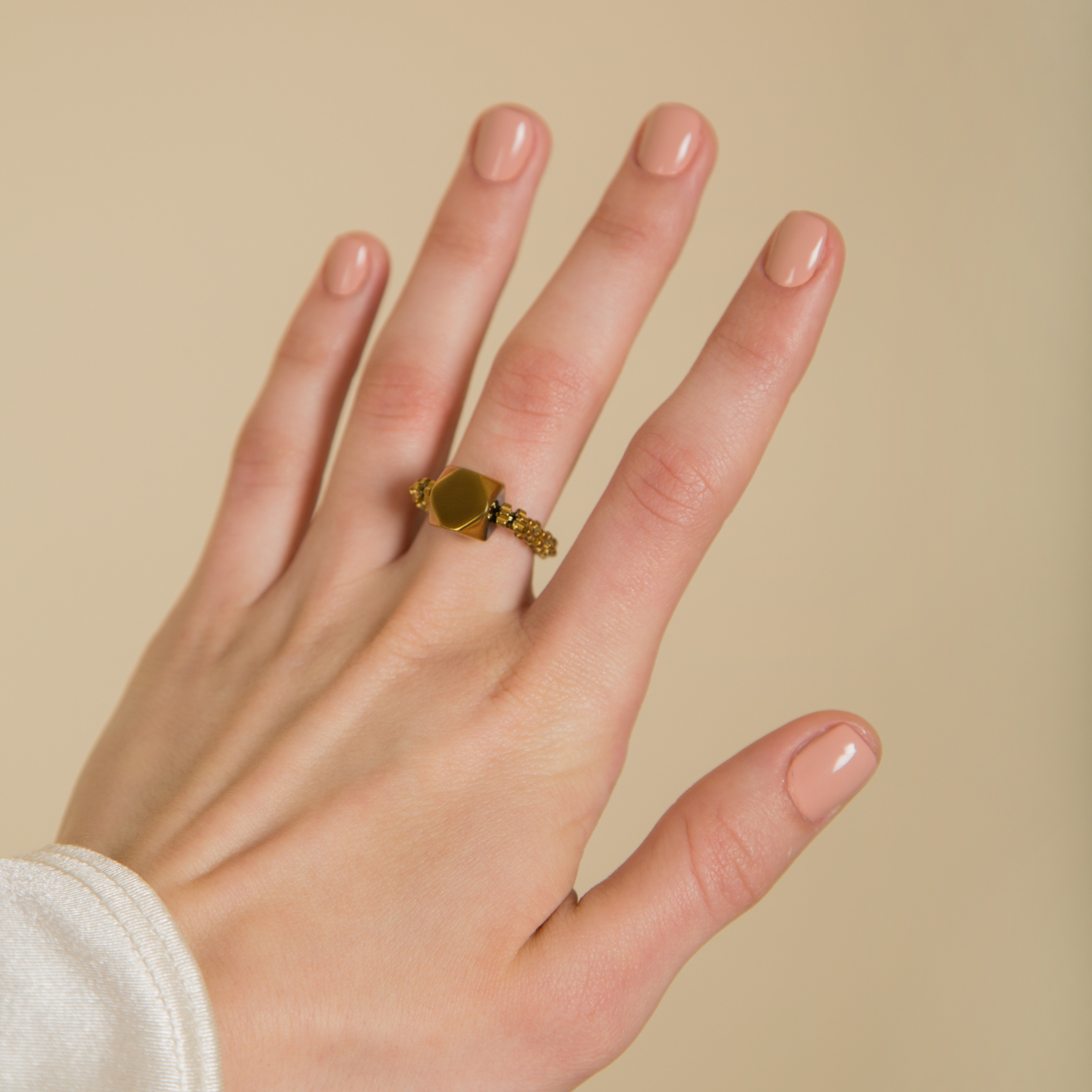 Hematite POINT Ring